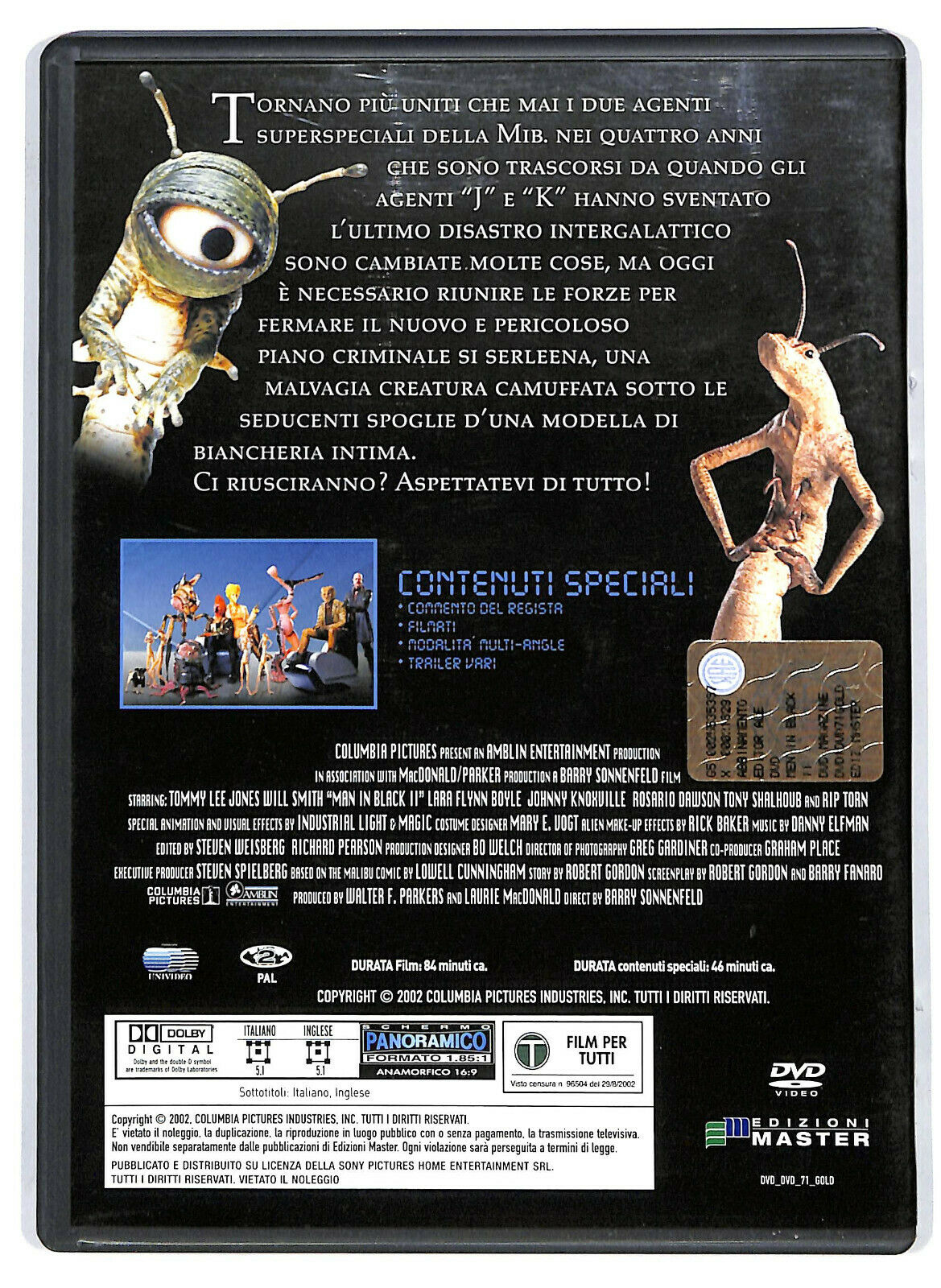 EBOND Miib Men In Black Ii DVD Editoriale D580634
