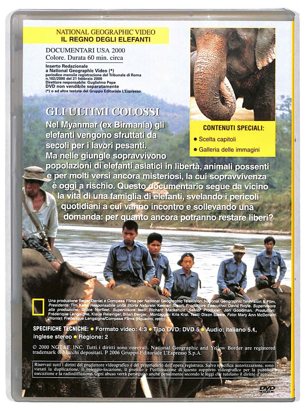 EBOND Il Regno Degli Elefanti - National Geographic Vol.42 DVD D580713