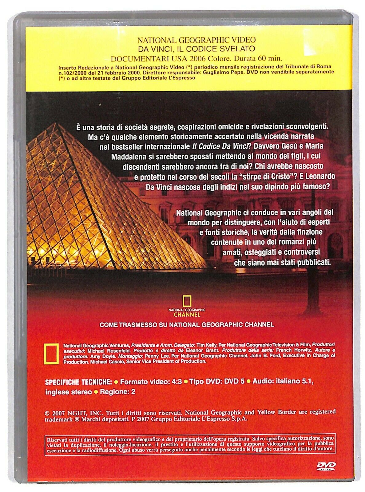 EBOND Da Vinci: Il Codice Svelato - National Geographic Vol.49 DVD D580719