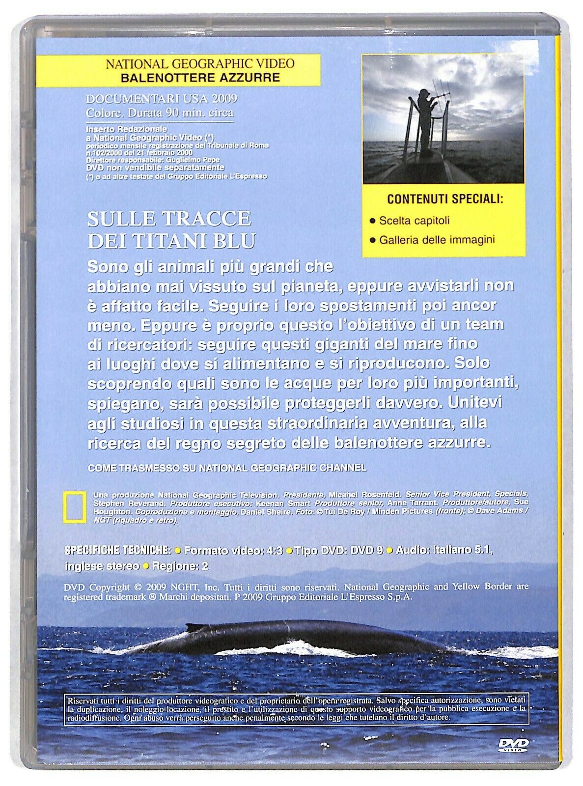 EBOND Balenottere Azzurre Giganti Del Mare National Geographic N.79 DVD D580725