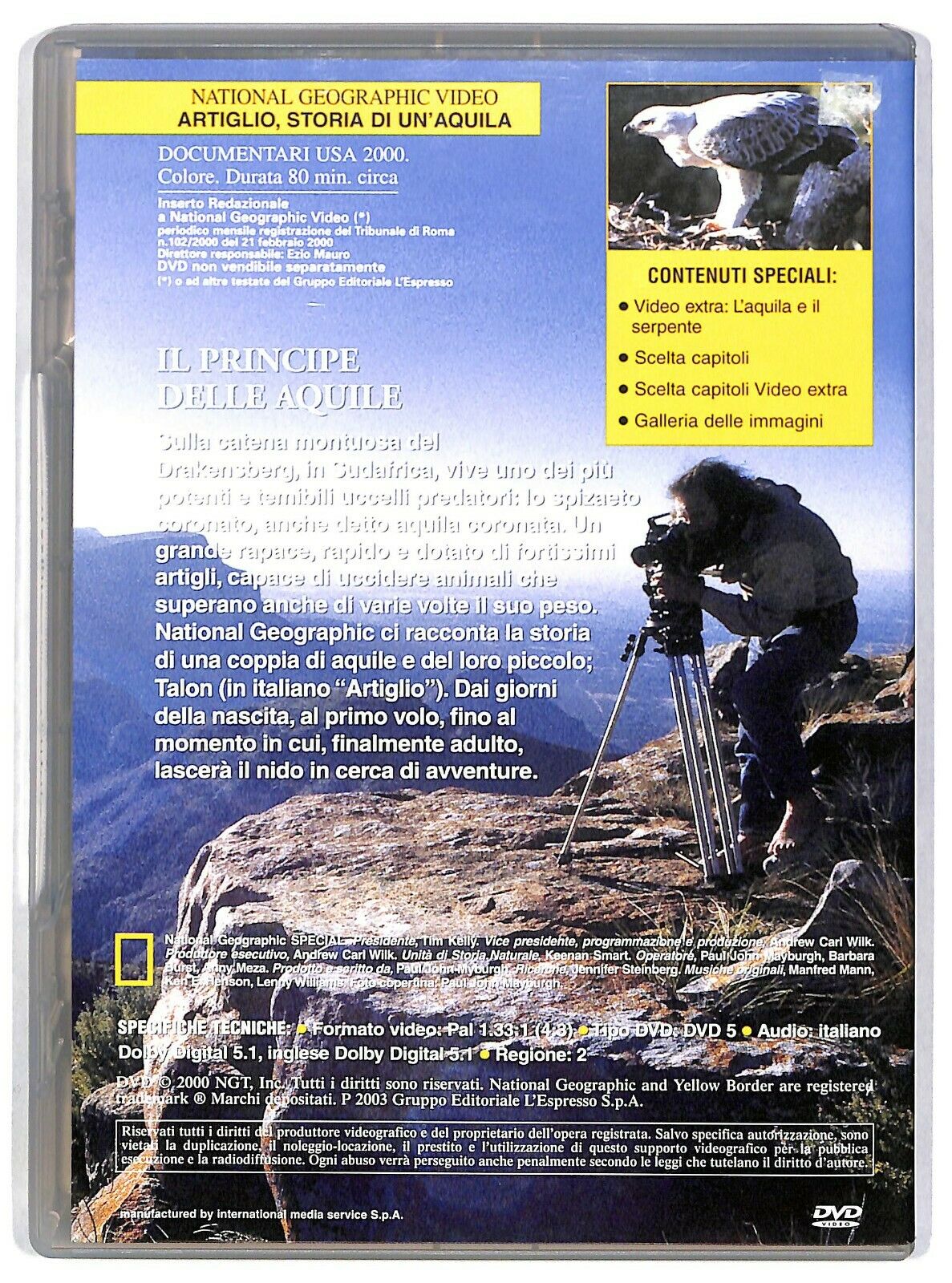 EBOND Artiglio Storia Di Un'aquila - National Geographic Vol. 9 DVD D580749
