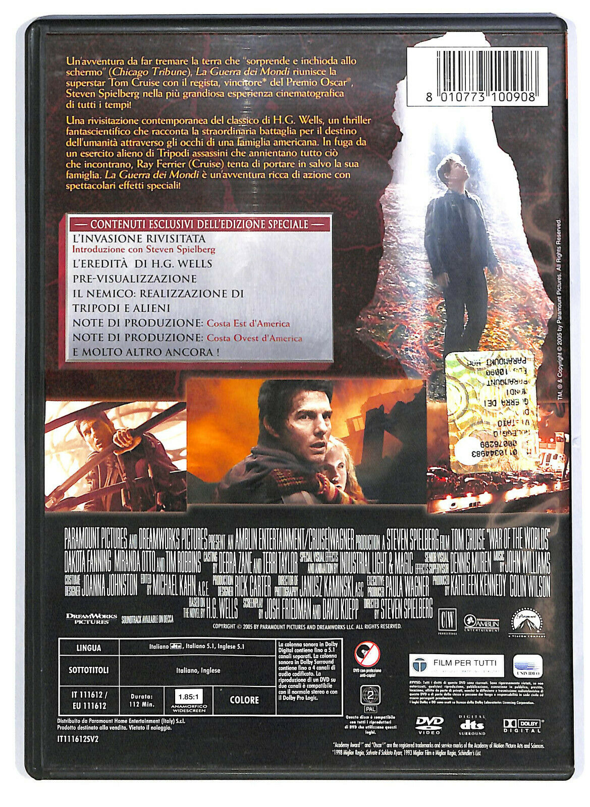 EBOND La Guerra Dei Mondi DVD EDizione Speciale D580821