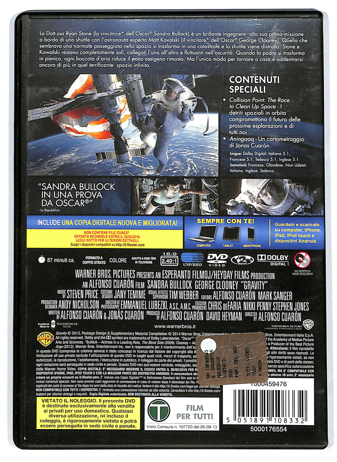 EBOND Gravity DVD D581307