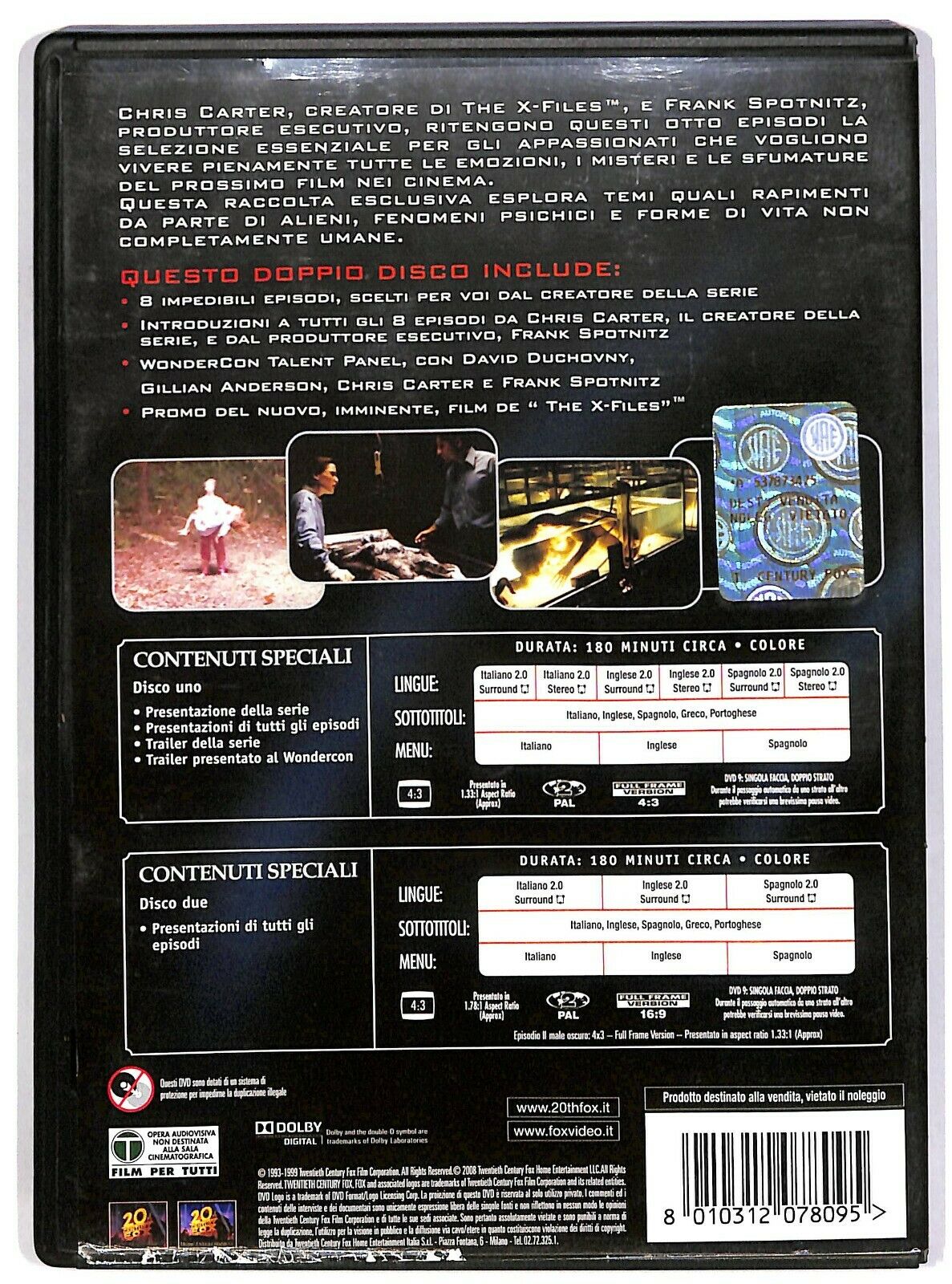 EBOND X Files Essentials (2 DVD) D581402