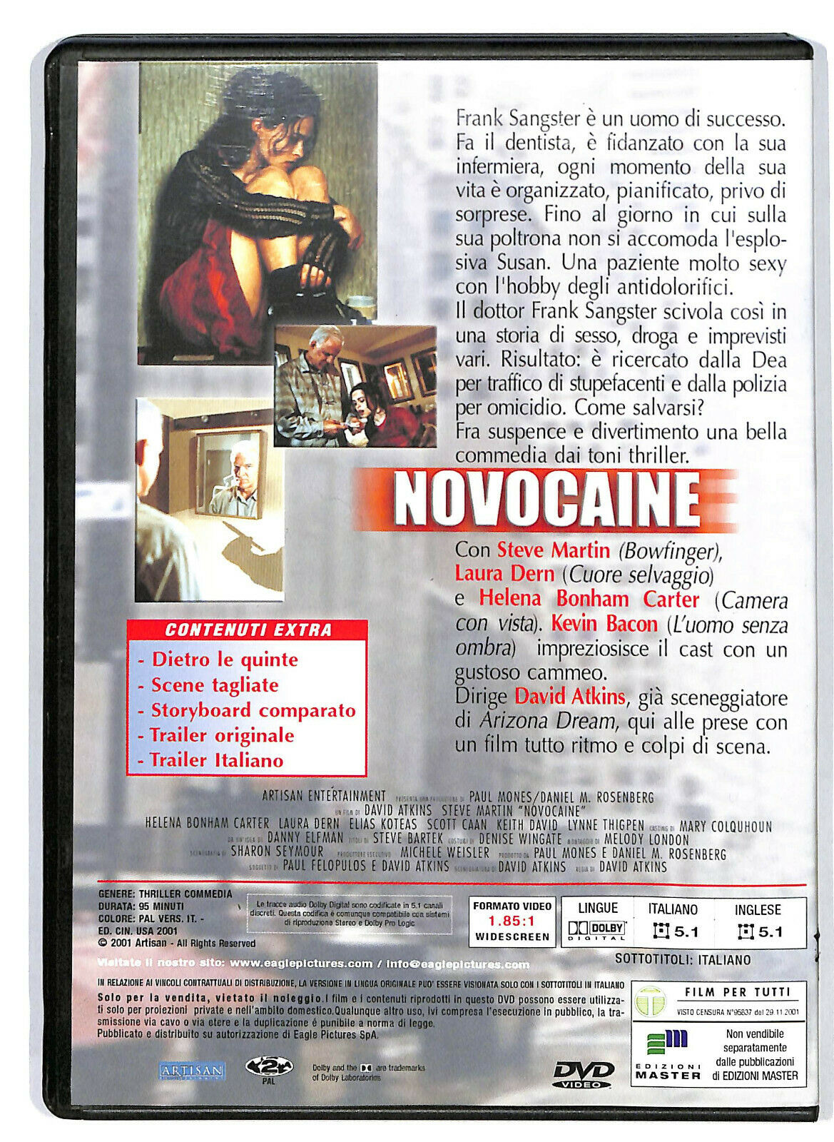 EBOND Novocaine DVD D581756