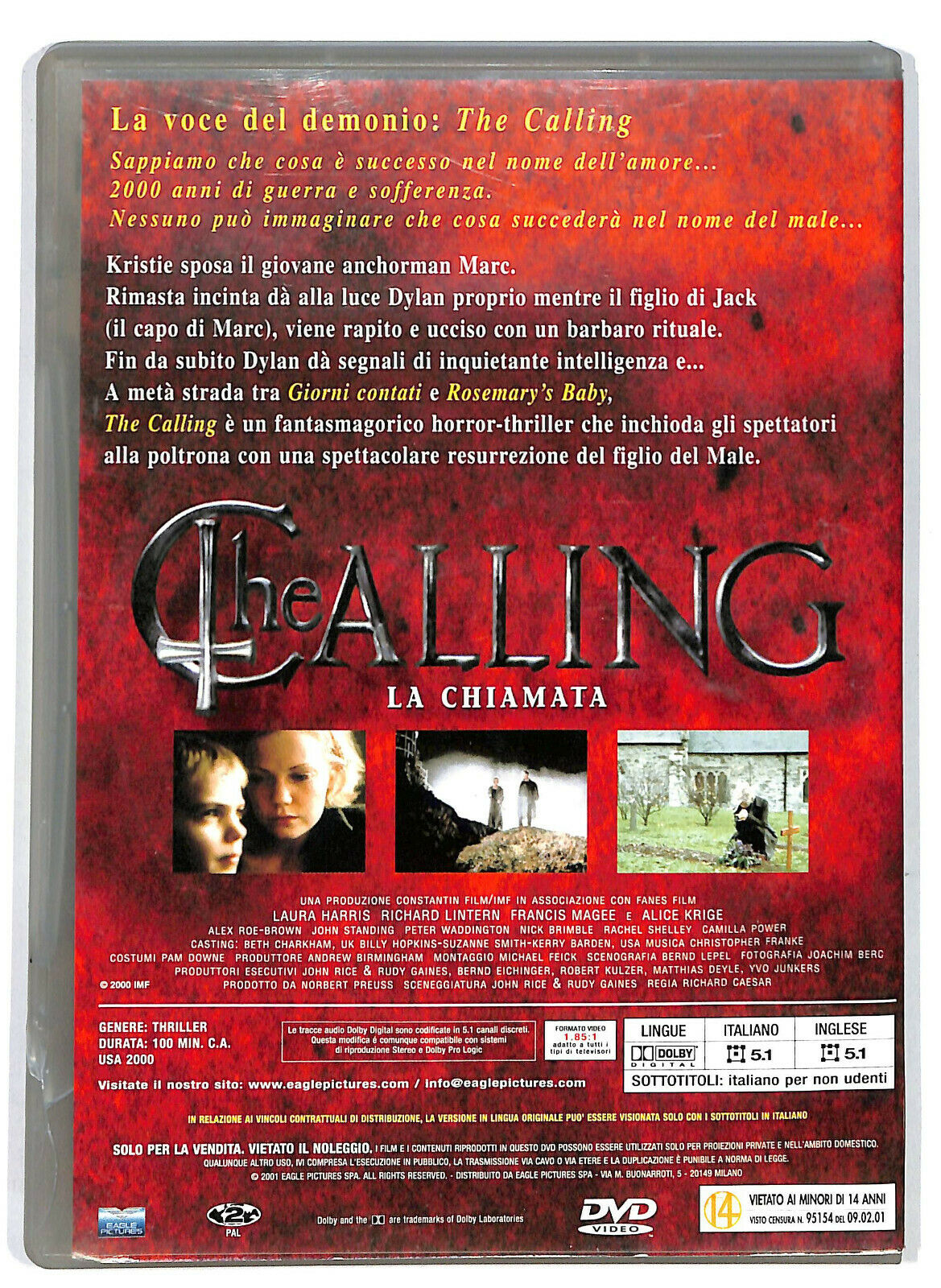 EBOND The Calling La Chiamata DVD D581765