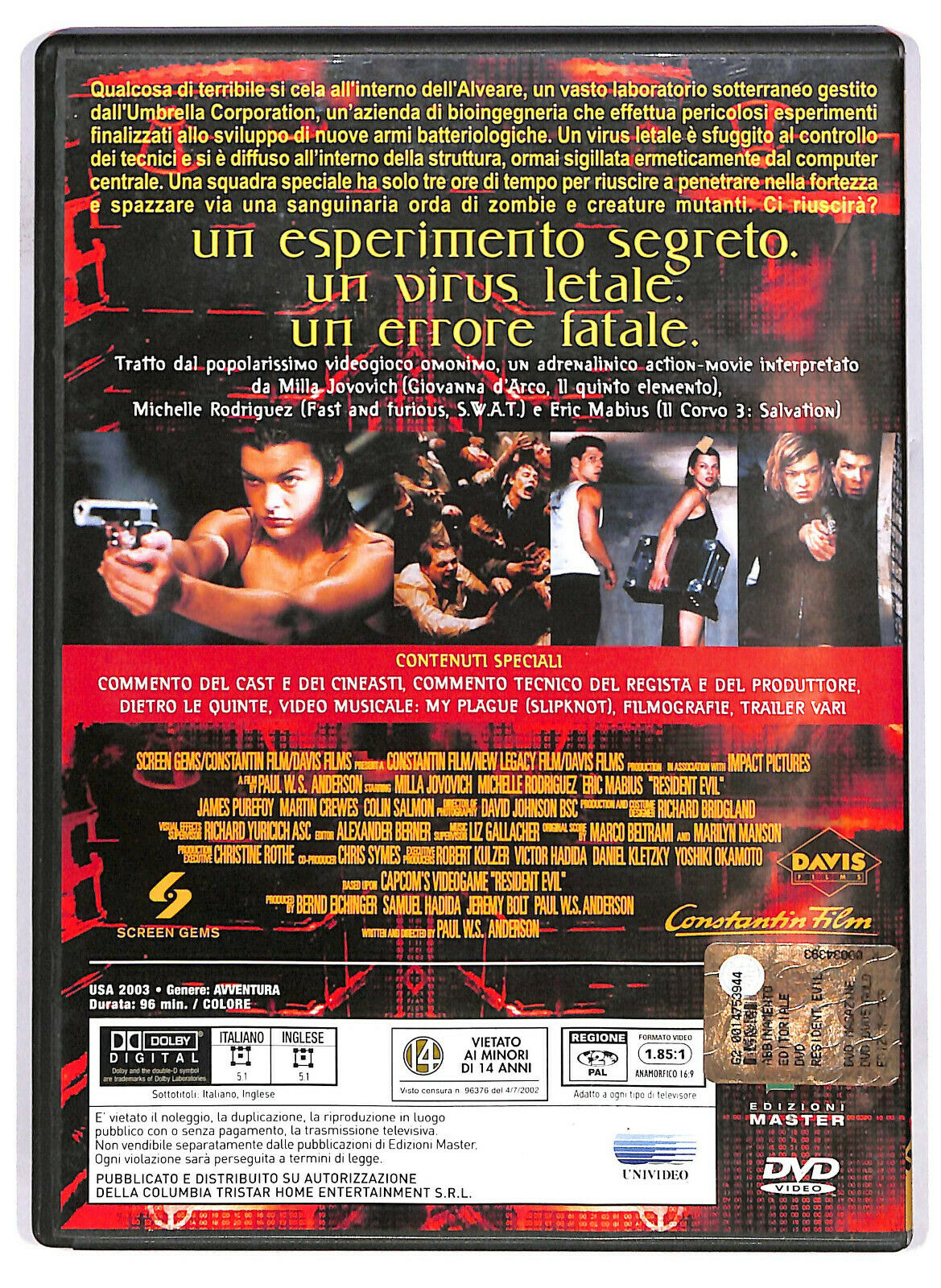EBOND Resident Evil DVD D581912