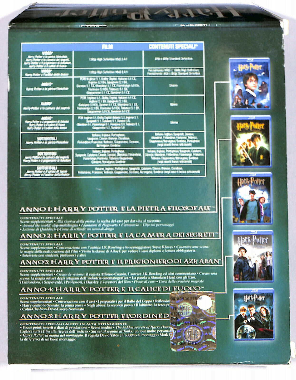 EBOND Harry Potter Collection BLURAY D581923