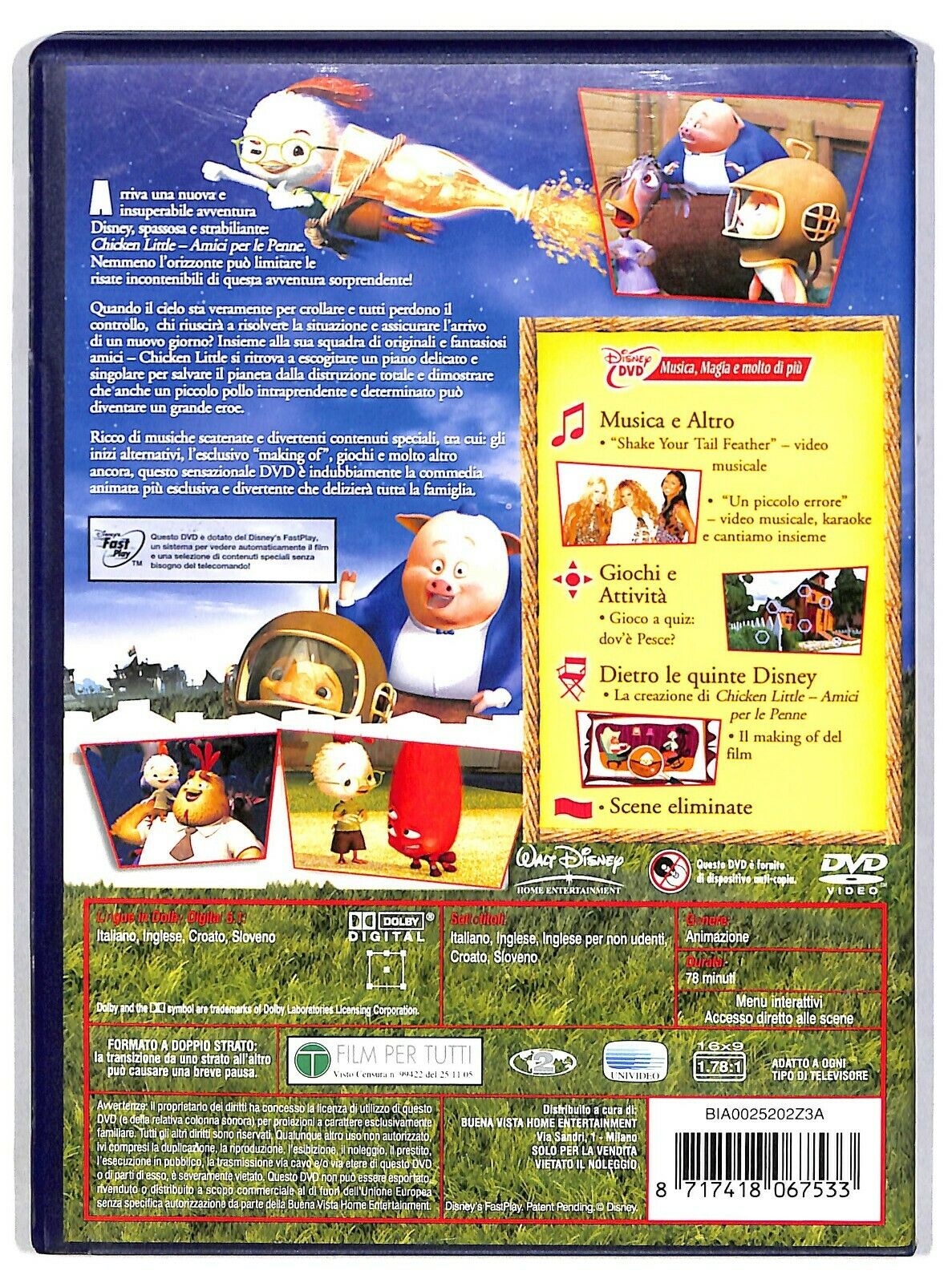 EBOND Chicken Little - Amici Per Le Penne DVD D582054