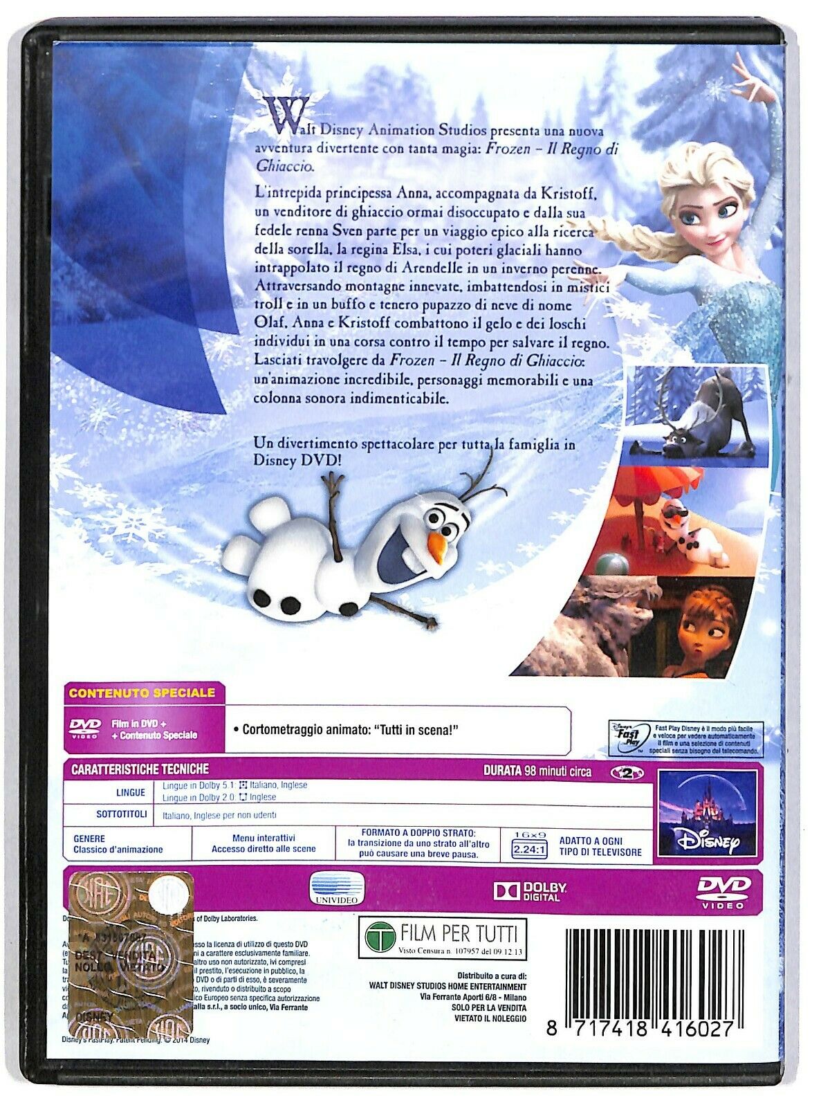 EBOND Frozen - Il Regno Di Ghiaccio DVD D582055