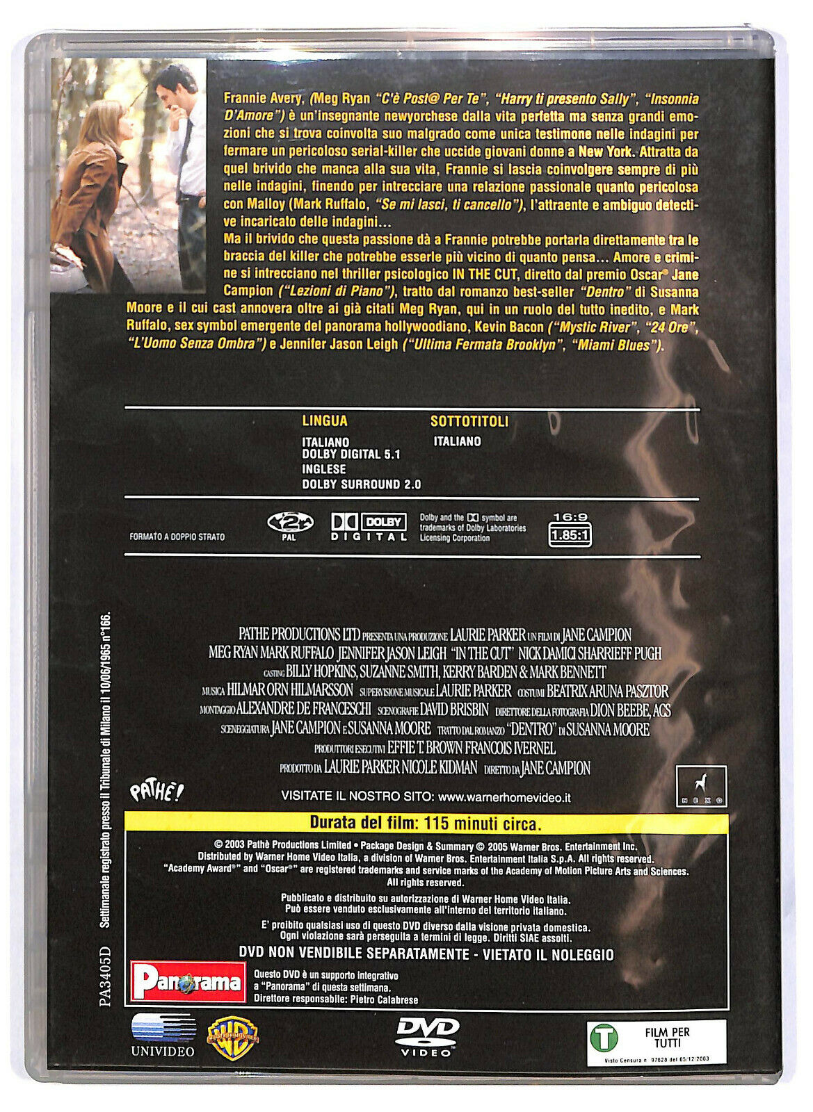 EBOND In The Cut DVD Editoriale D582202