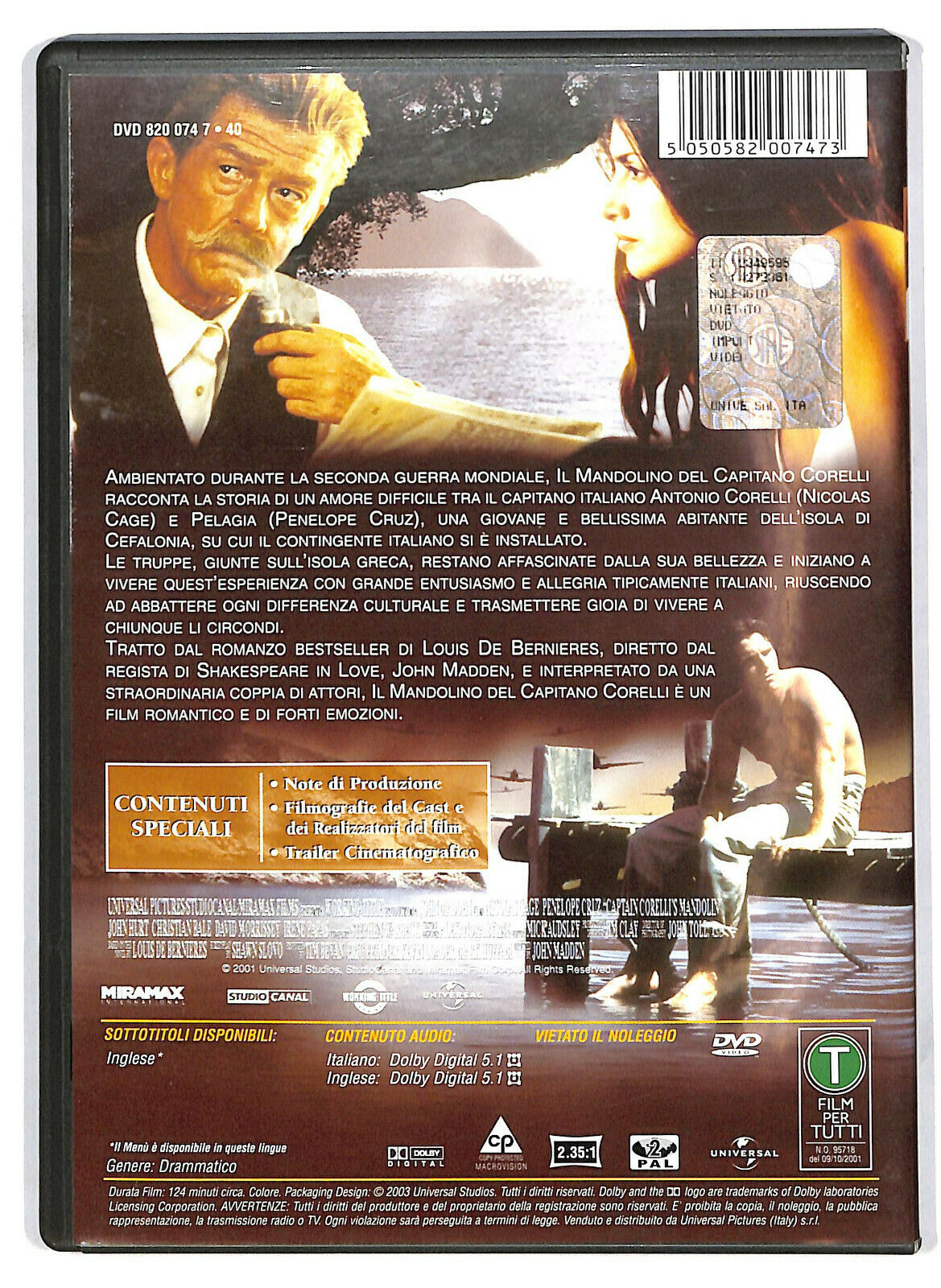 EBOND Il Mandolino Del Capitano Corelli DVD D582322