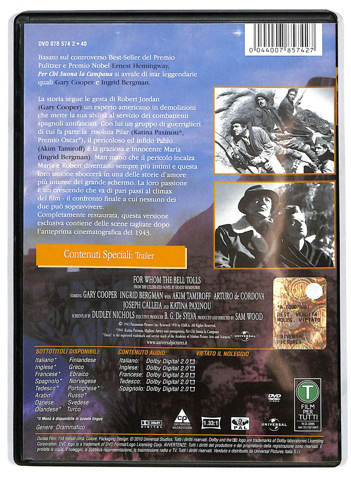 EBOND Per Chi Suona La Campana DVD D582331