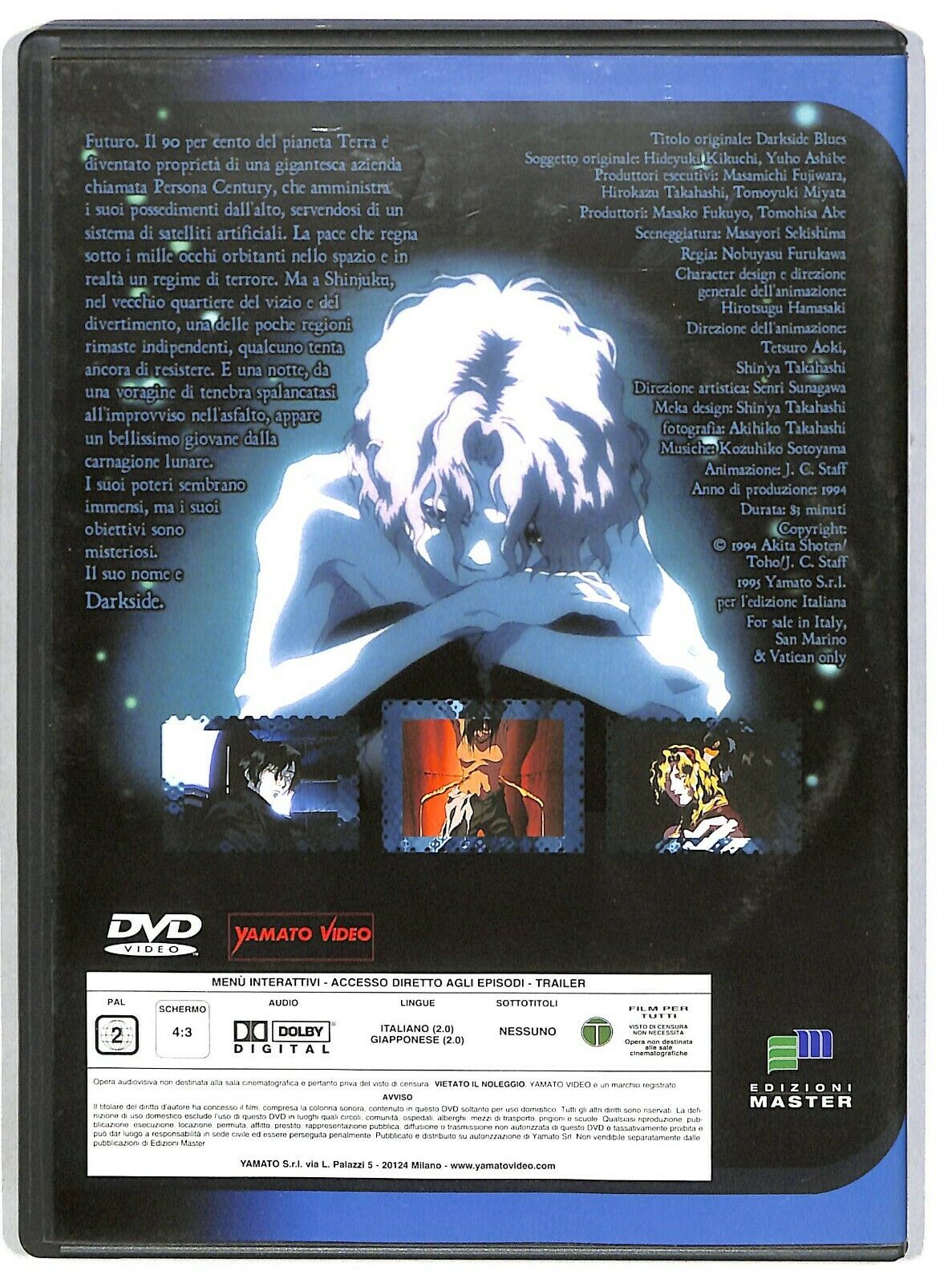 EBOND Darkside Blues DVD Editoriale Edizioni Master D582409