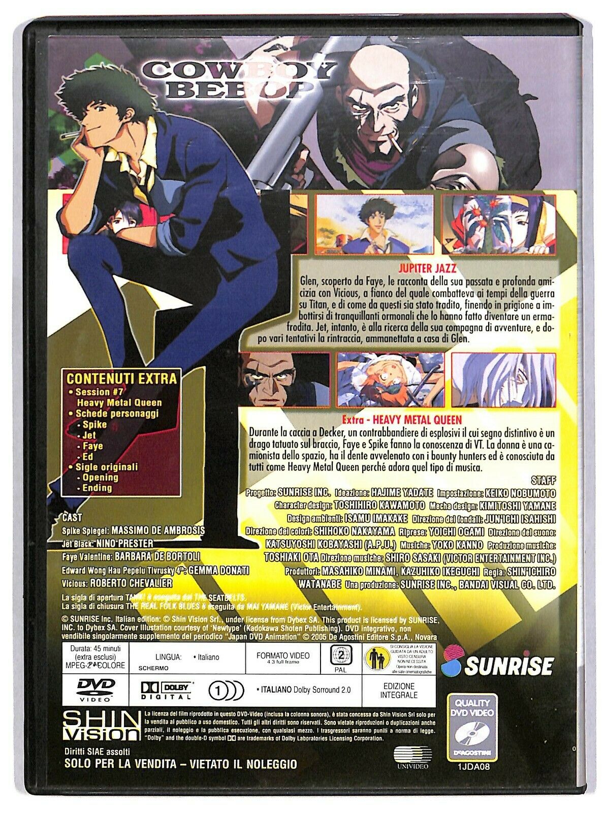 EBOND Cowboy Bebop Jupiter Jazz. Japan Animation DVD Editoriale D582444