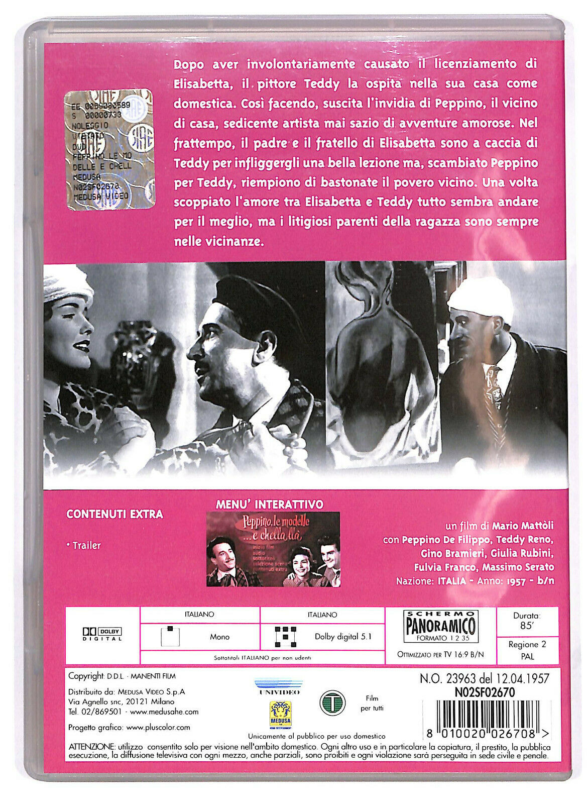 EBOND Peppino, Le Modelle E... chella Lla DVD D582528