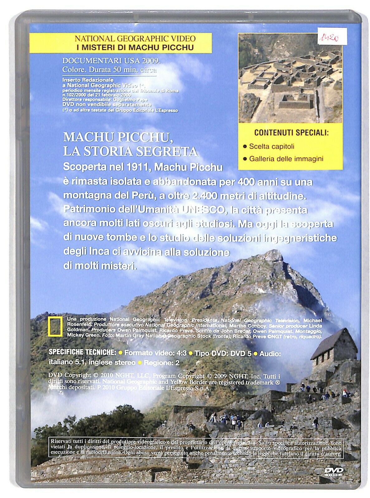 EBOND I Misteri Di Machu Picchu - National Geographic Vol.90 DVD D582616
