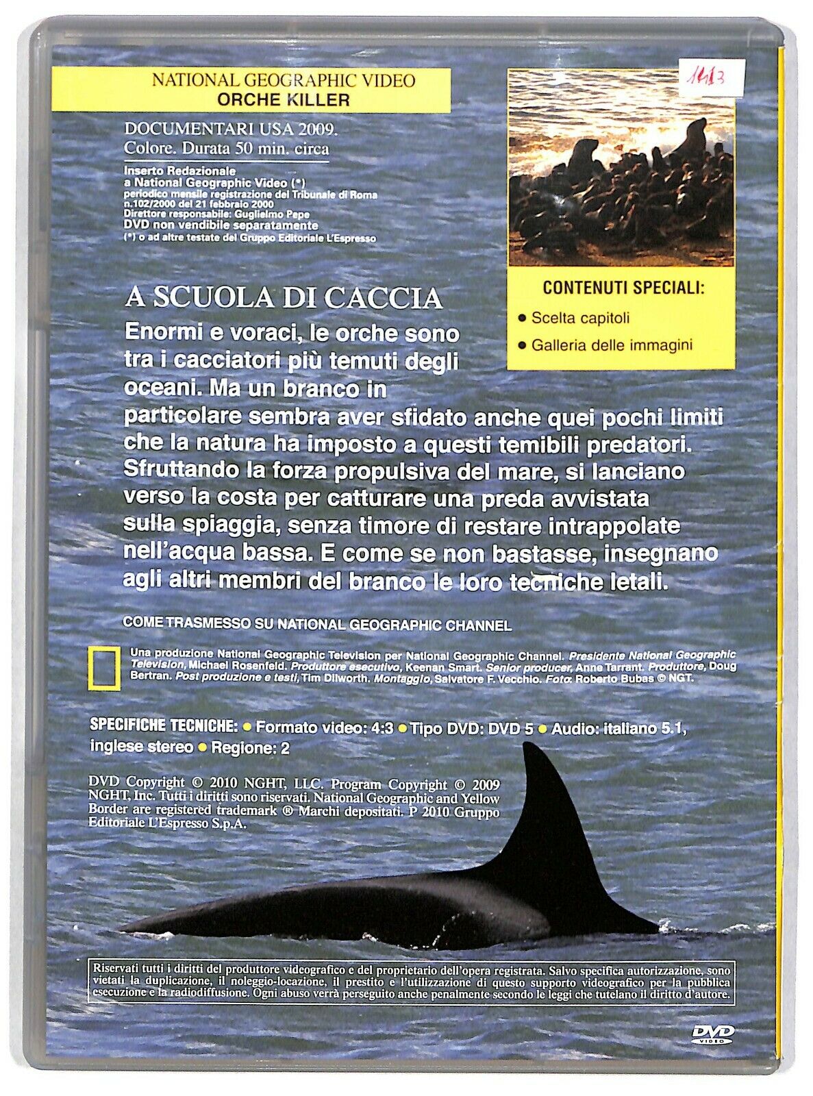 EBOND Orche Killer - National Geographic Vol.88 DVD Editoriale D582618