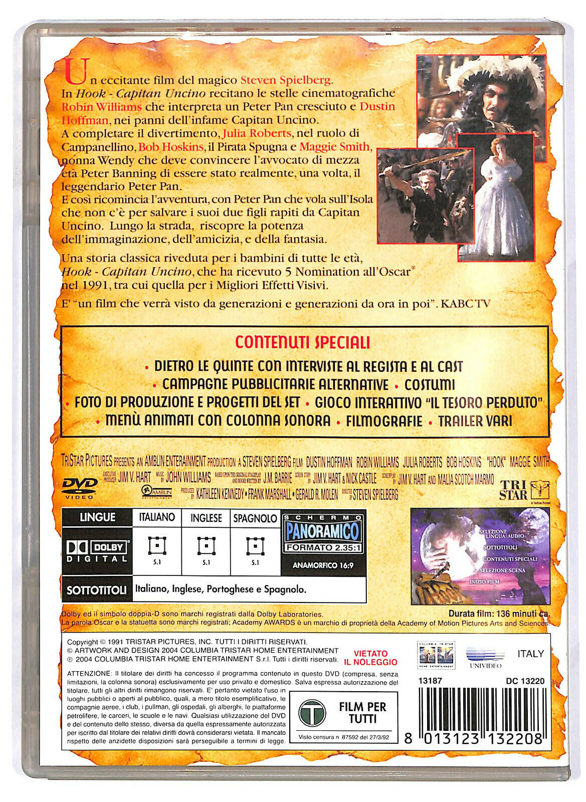 EBOND Hook - Capitan Uncino DVD Collector's Edition D582724