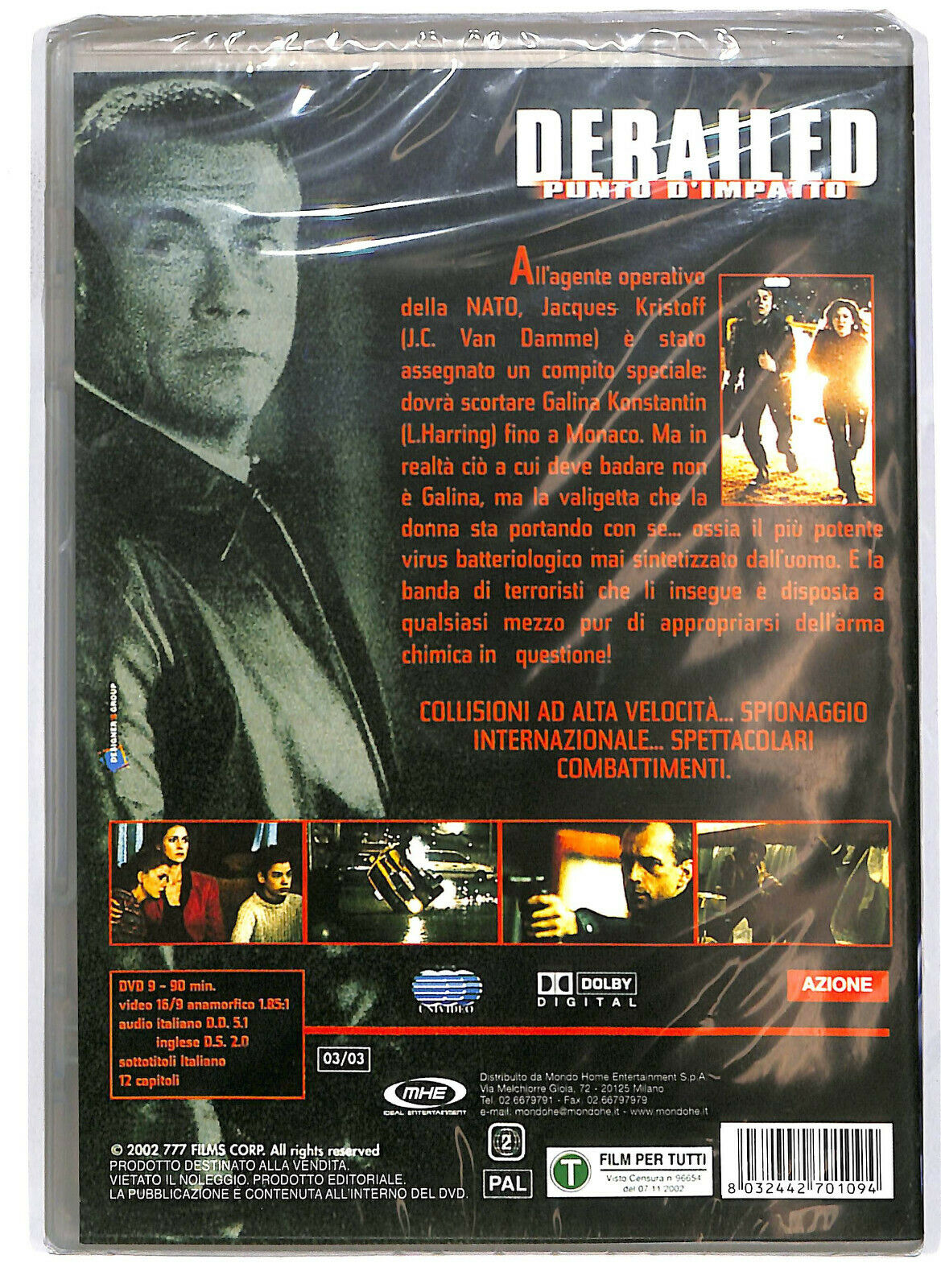EBOND Derailed - Punto D'impatto DVD D582807