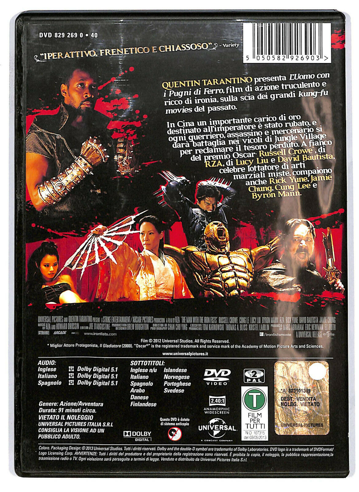 EBOND L'uomo Con I Pugni Di Ferro DVD D582826