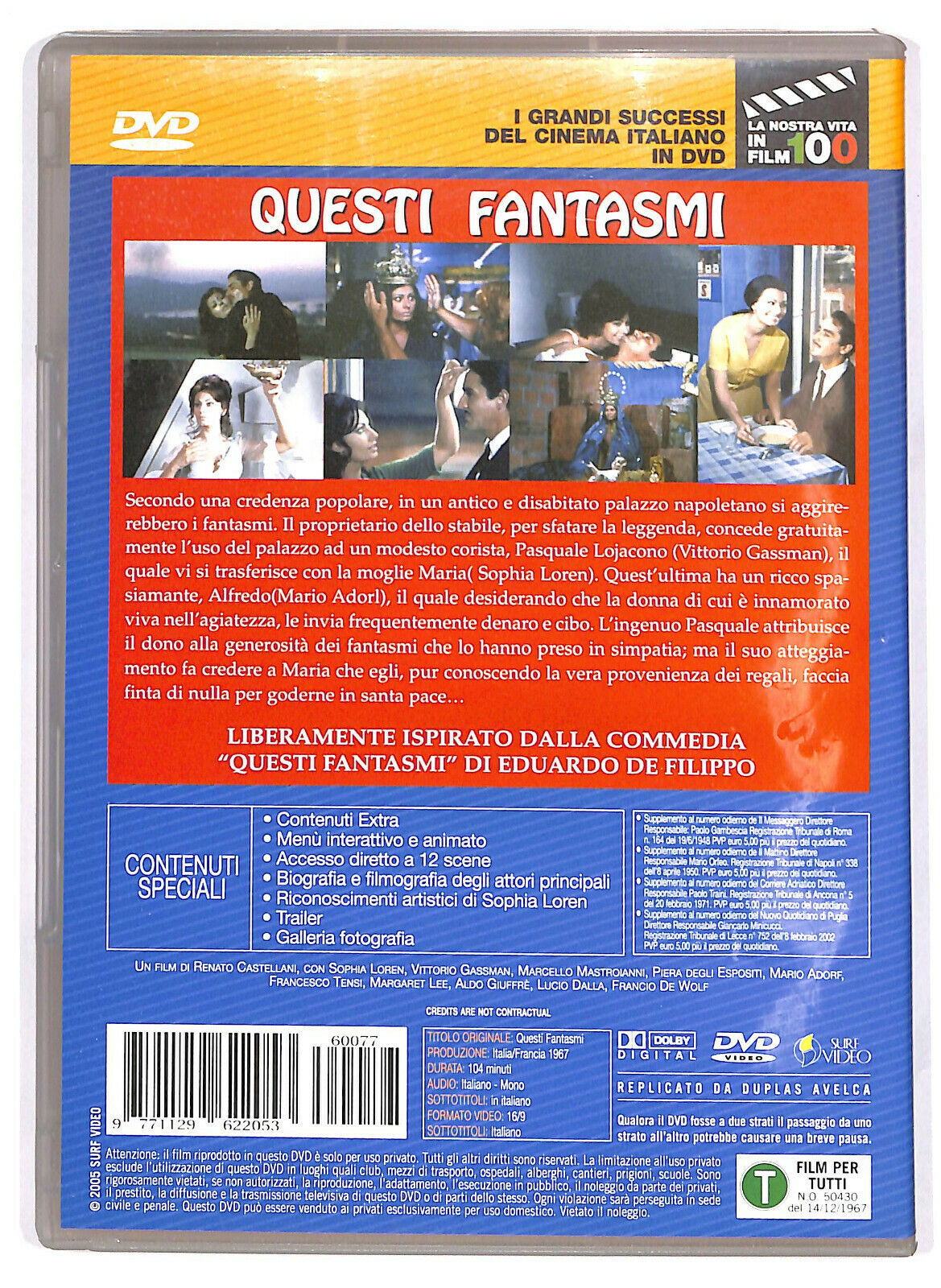 EBOND Questi Fantasmi DVD Editoriale D582846