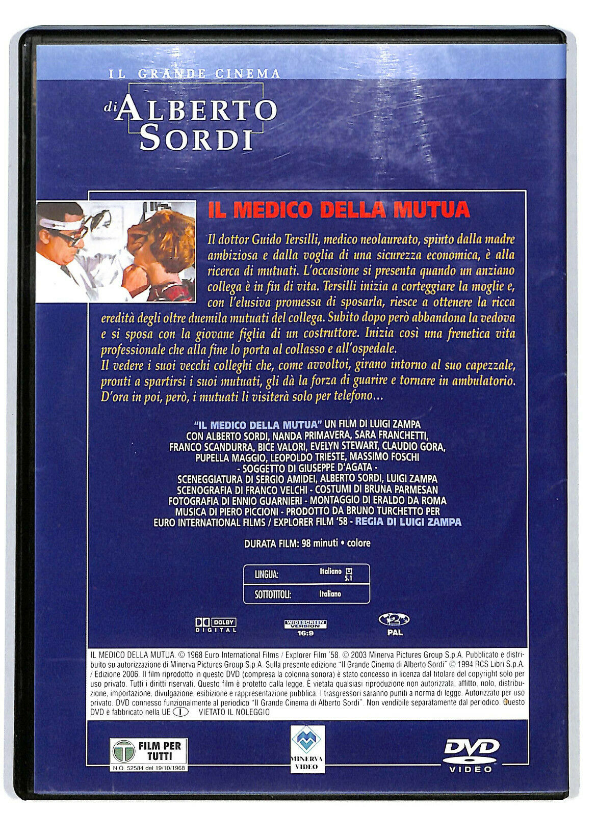 EBOND Il Medico Della Mutua DVD D582957