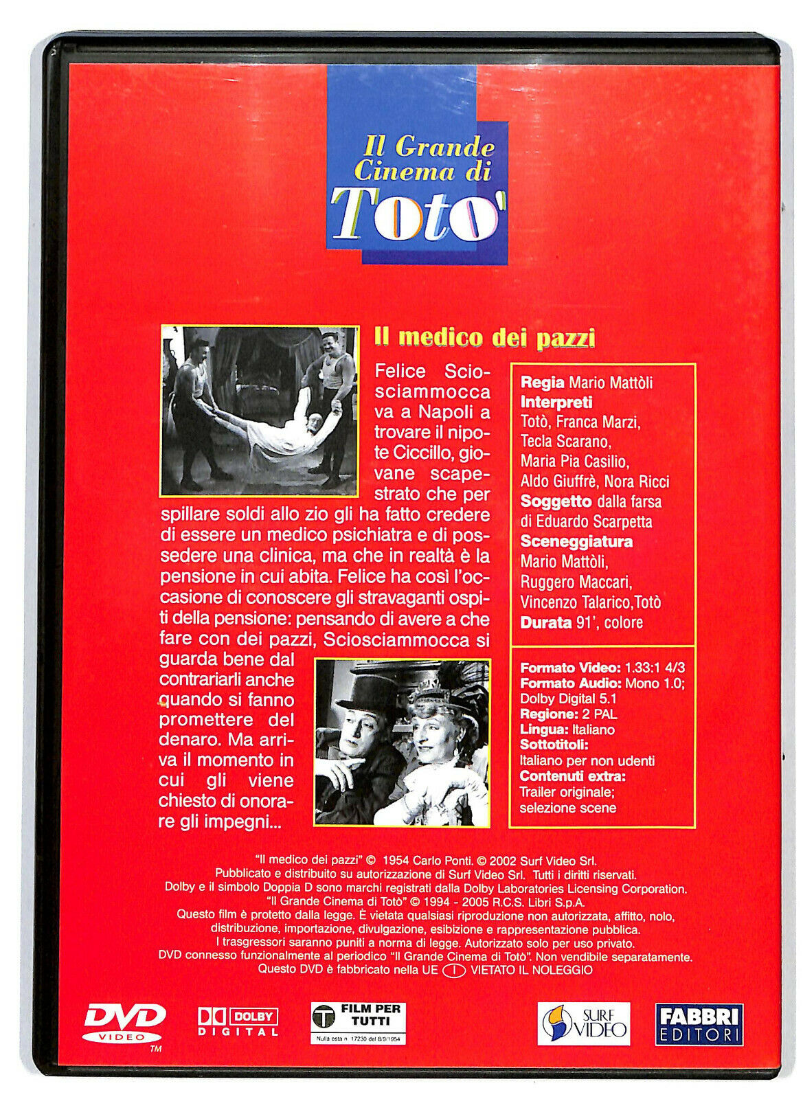 EBOND Il Medico Dei Pazzi DVD D583018
