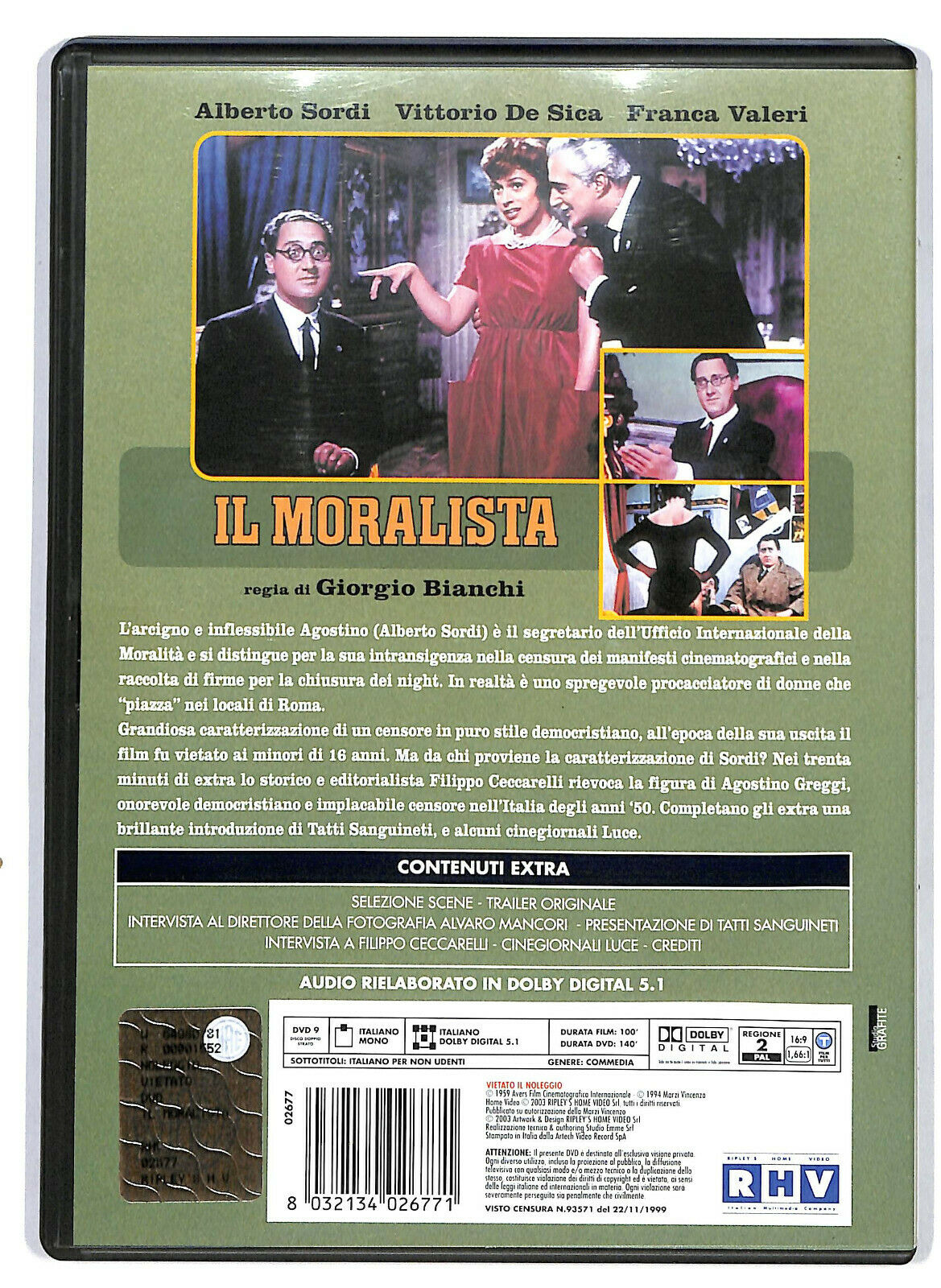 EBOND Il Moralista DVD D583028