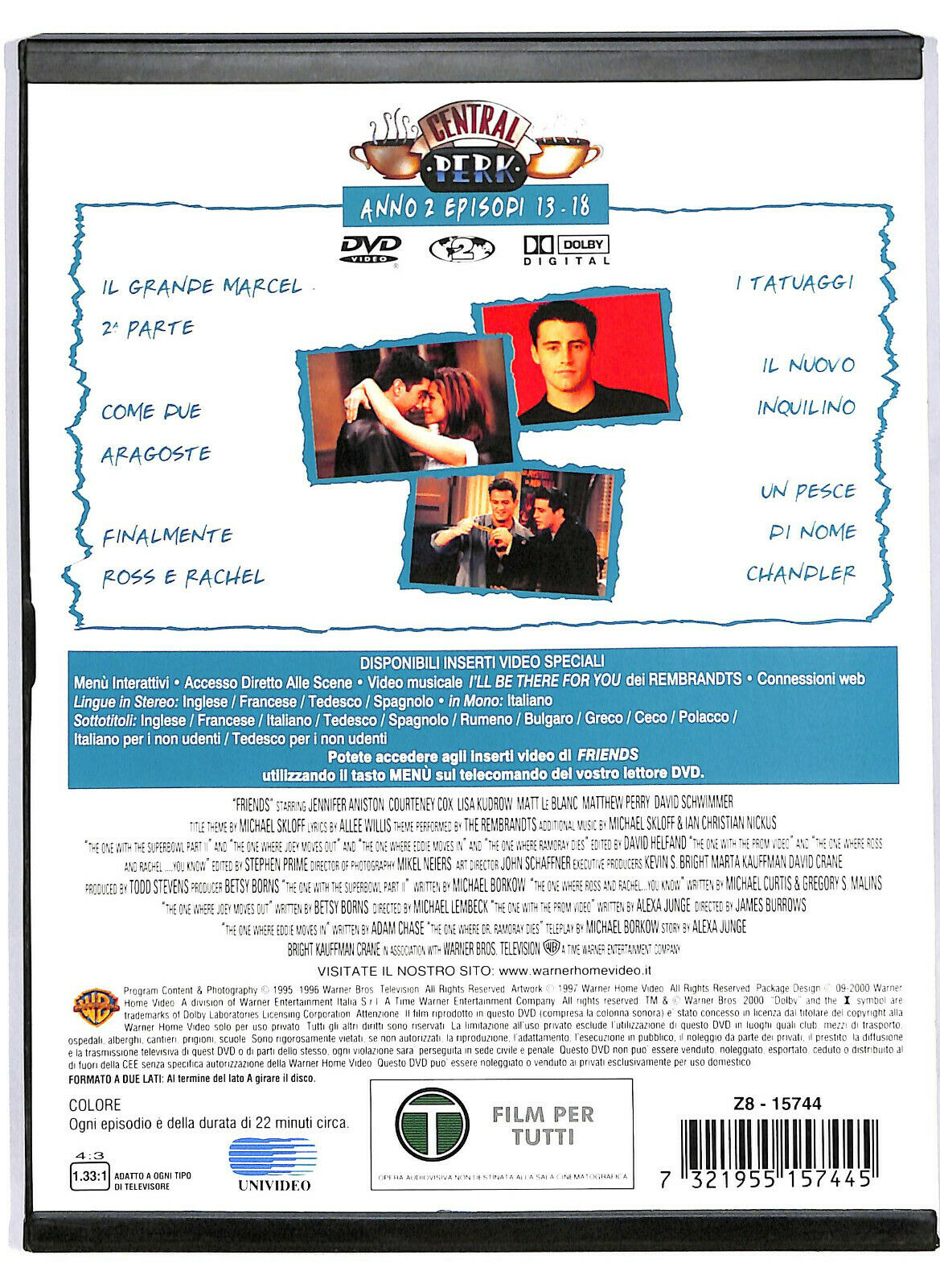 EBOND Friends. Anno 2. Episodi 12-13 DVD Snapper D583241