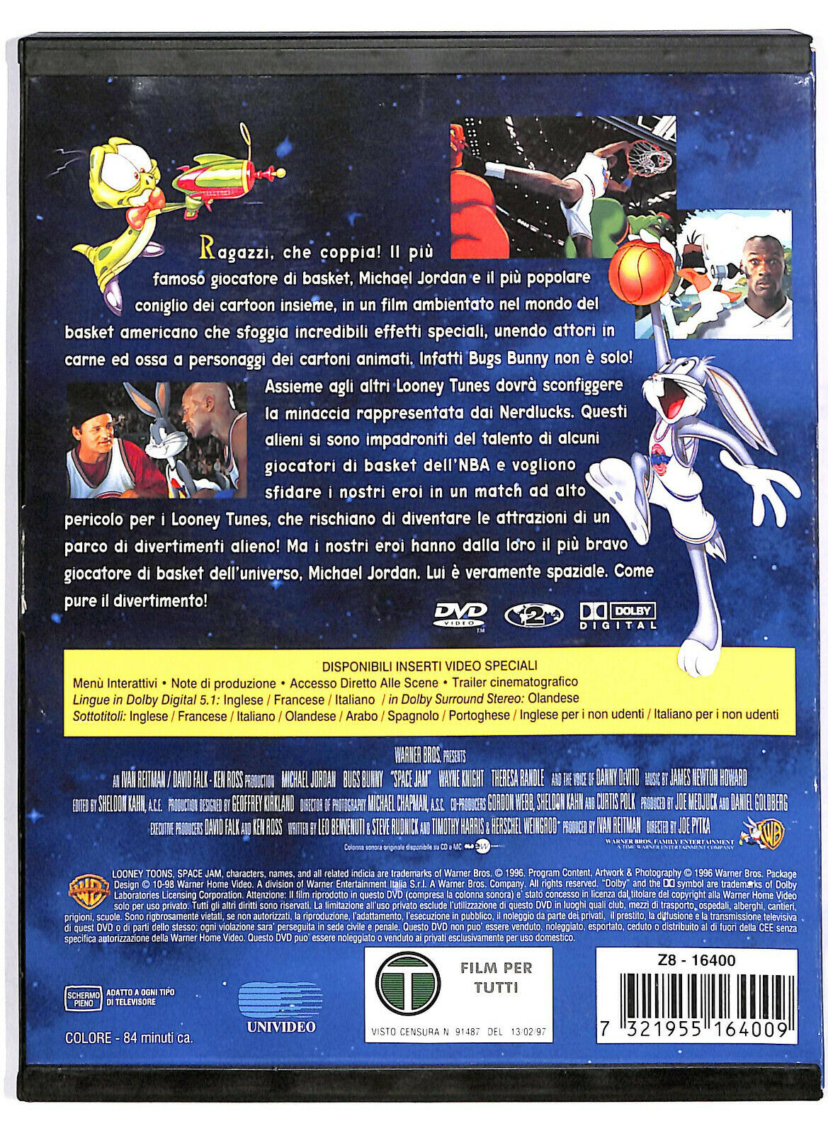 EBOND Space Jam DVD Snapper D583250
