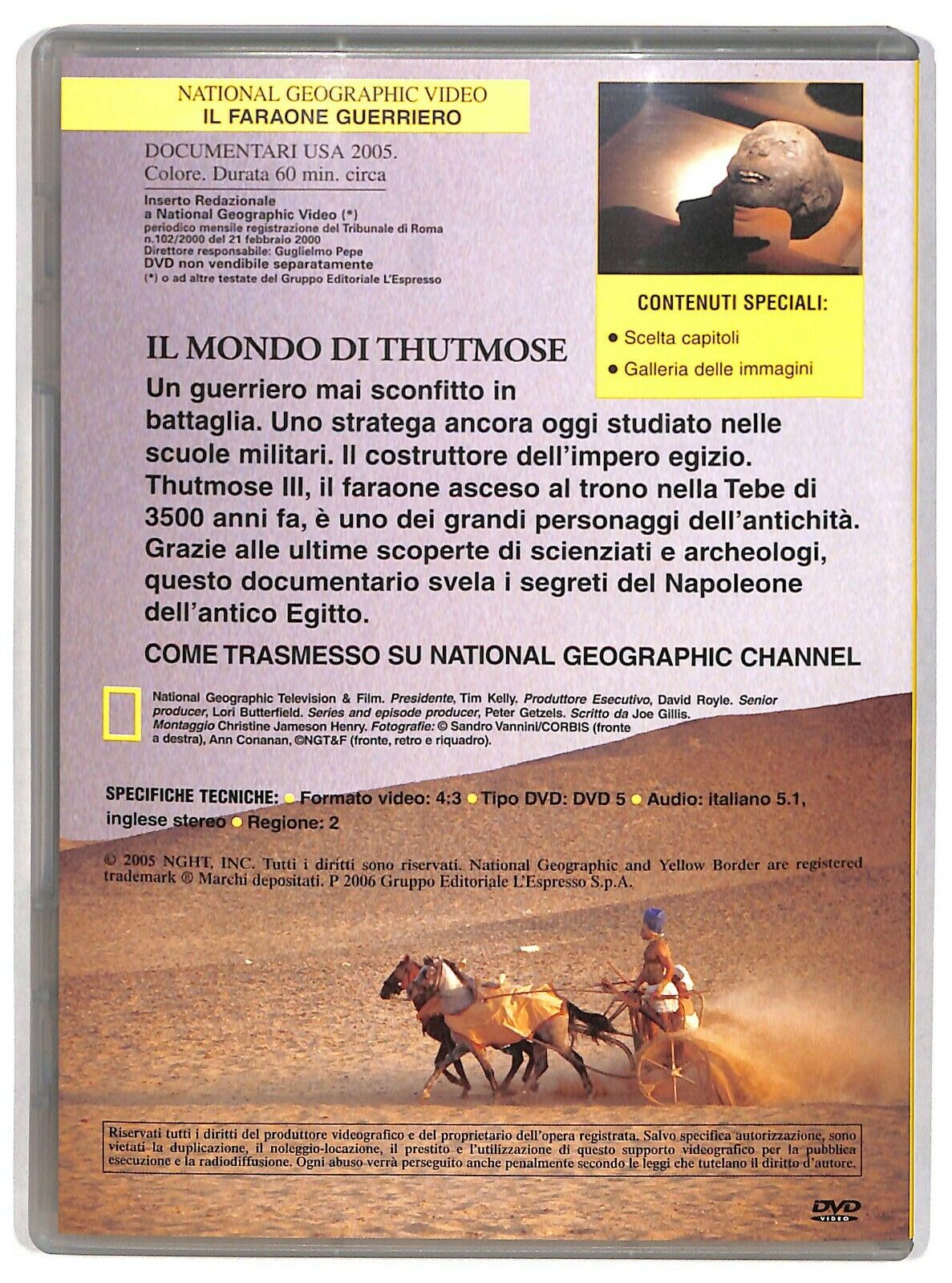 EBOND Il Faraone Guerriero - National Geographic Vol.35 DVD D583306
