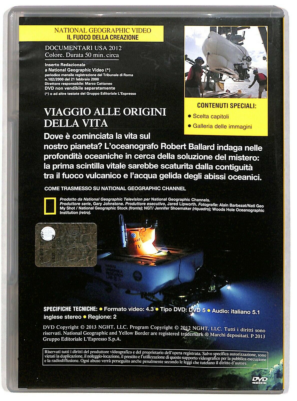 EBOND Spedizione Negli Abissi Il Fuoco - National Geographic Vol.123 DVD D583316