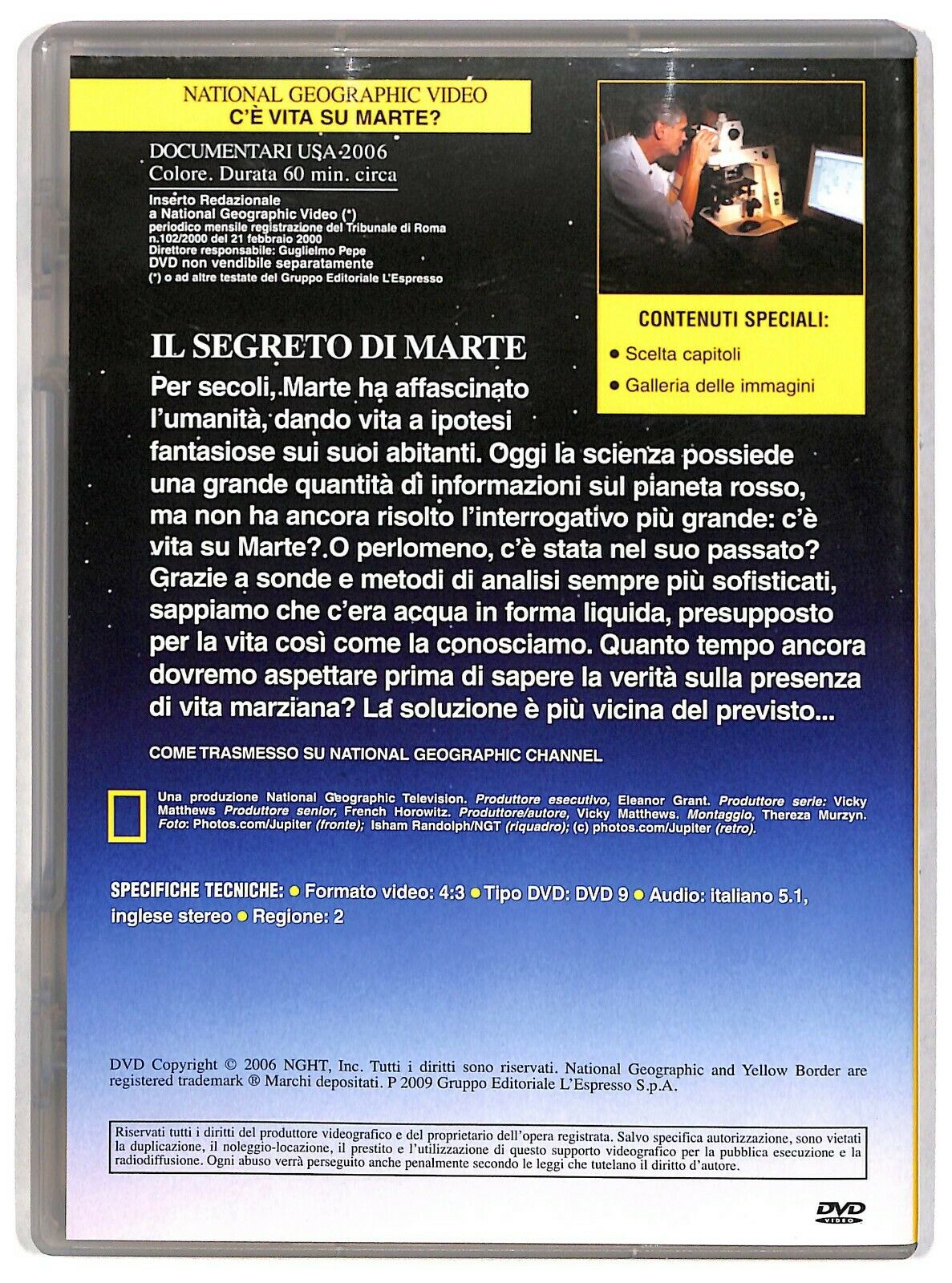 EBOND C'e Vita Su Marte? Is It Real? - National Geographic Vol.77 DVD D583318