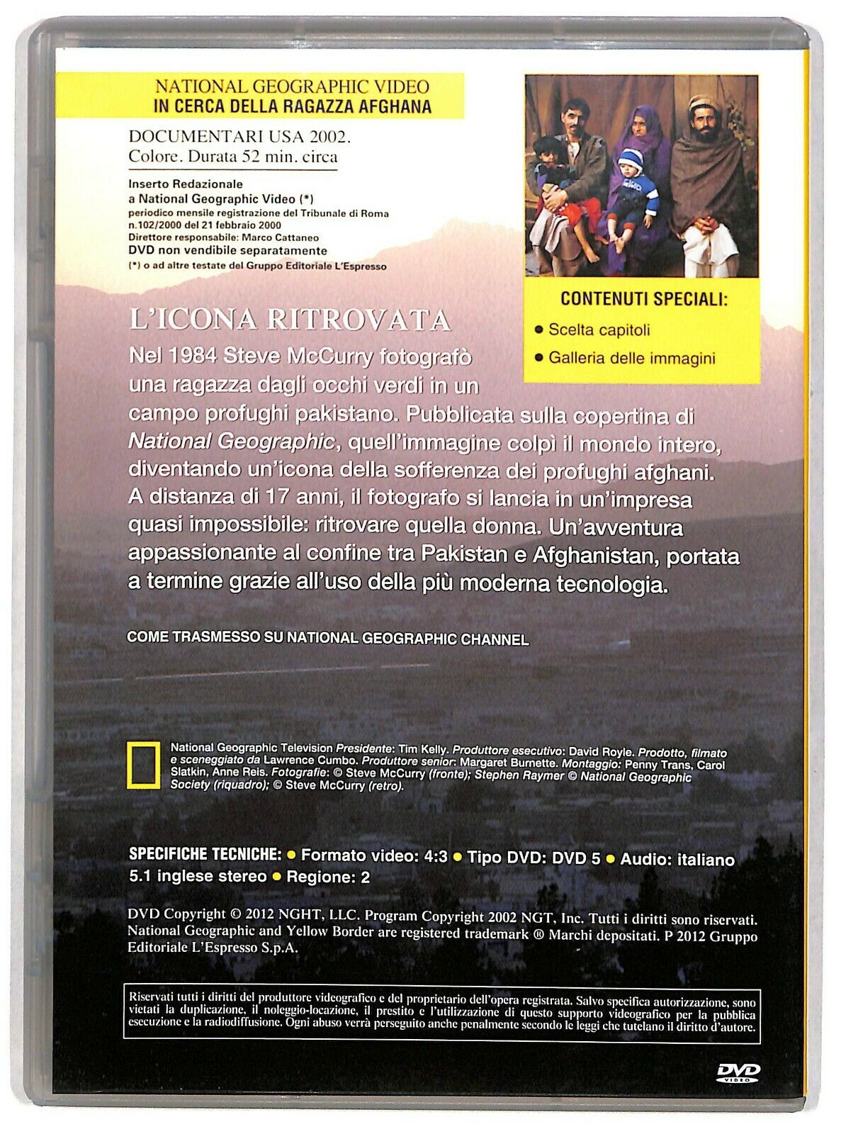 EBOND In Cerca Della Ragazza Afghana- National Geographic Vol.107 DVD D583326