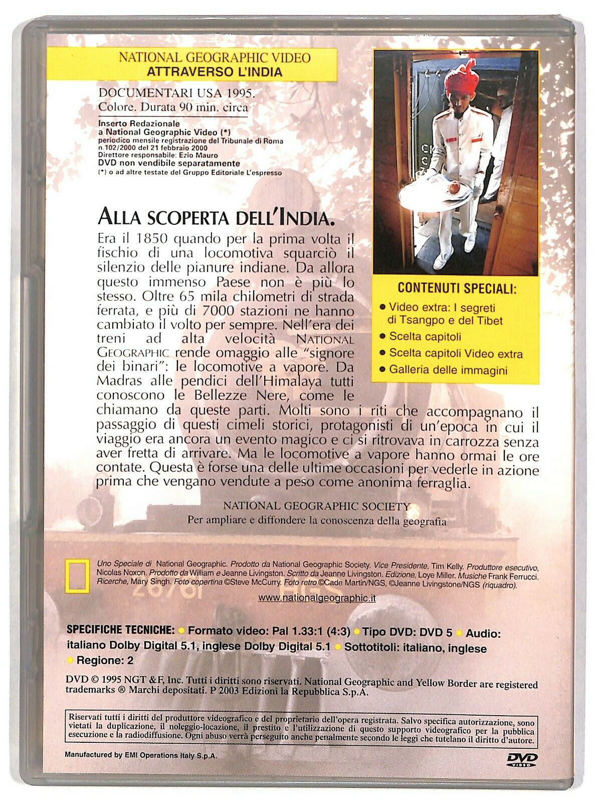 EBOND Attraverso L'india: In Viaggio Sul - National Geographic Vol.4 DVD D583341
