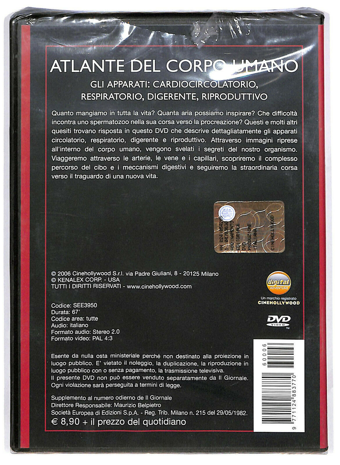 EBOND Atlante Del Corpo Umano- Gli Apparati Cardiocircolatorio DVD D583504