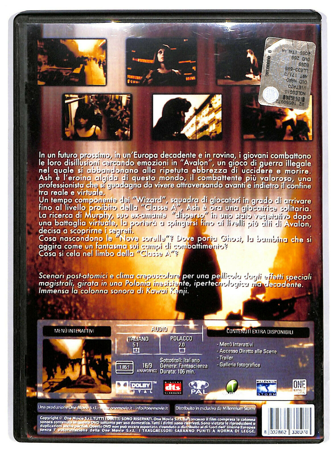 EBOND Avalon DVD Ex Noleggio D583516