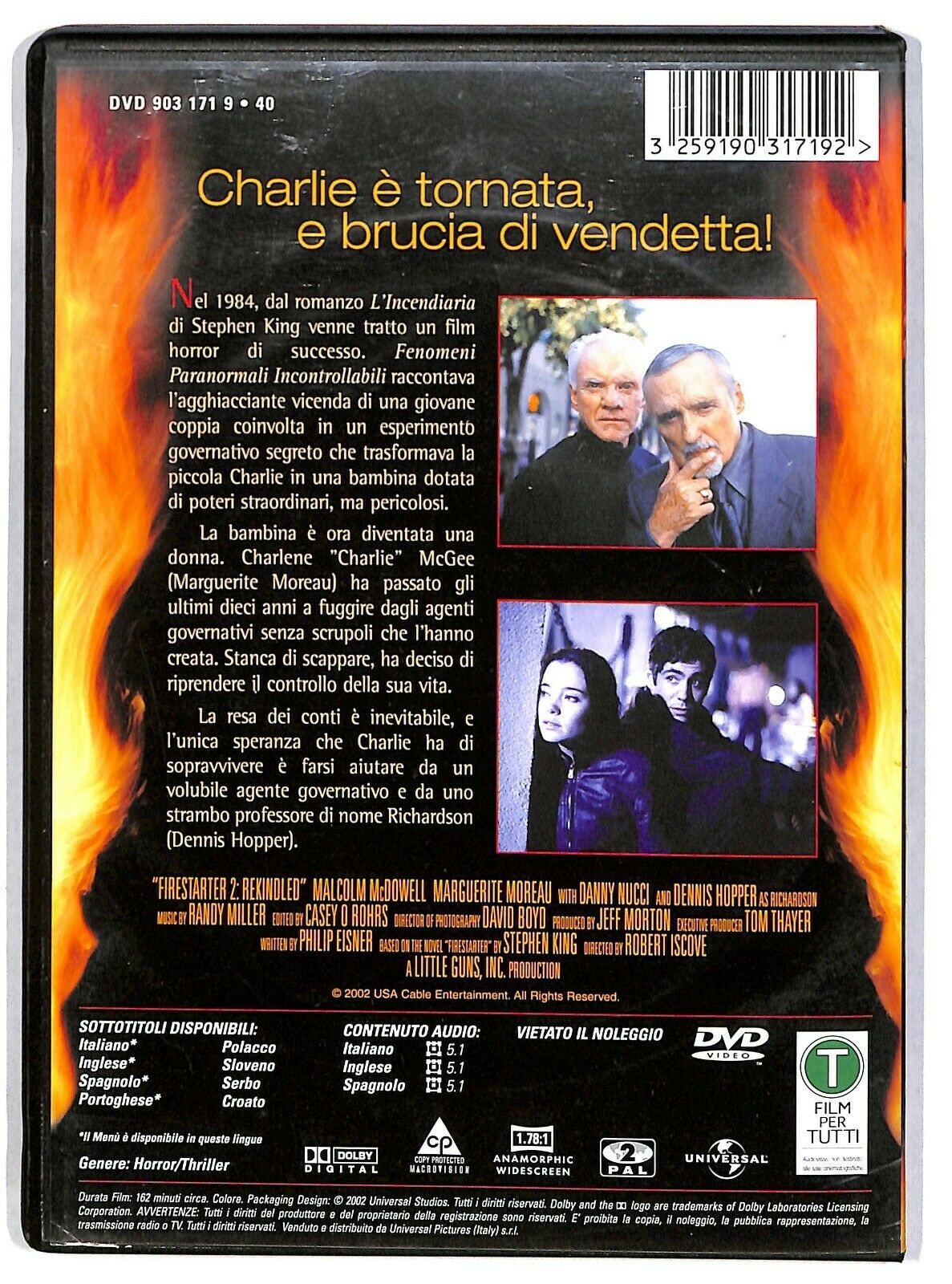 EBOND L'incendiaria (2002) Di Robert Iscove DVD D583818