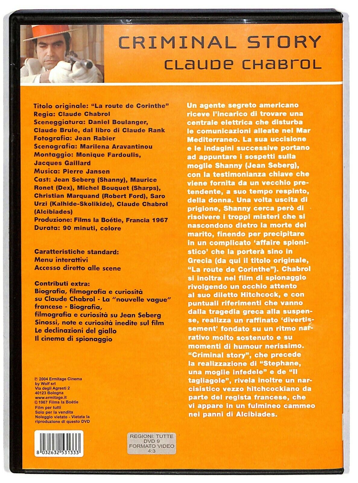 EBOND Criminal Story Di Claude Chabrol DVD Editoriale D583849