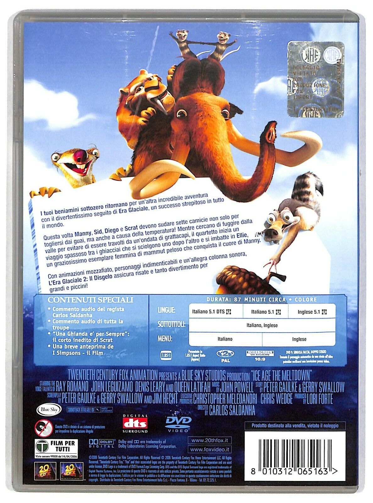 EBOND L'era Glaciale 2 - Il Disgelo DVD D584215