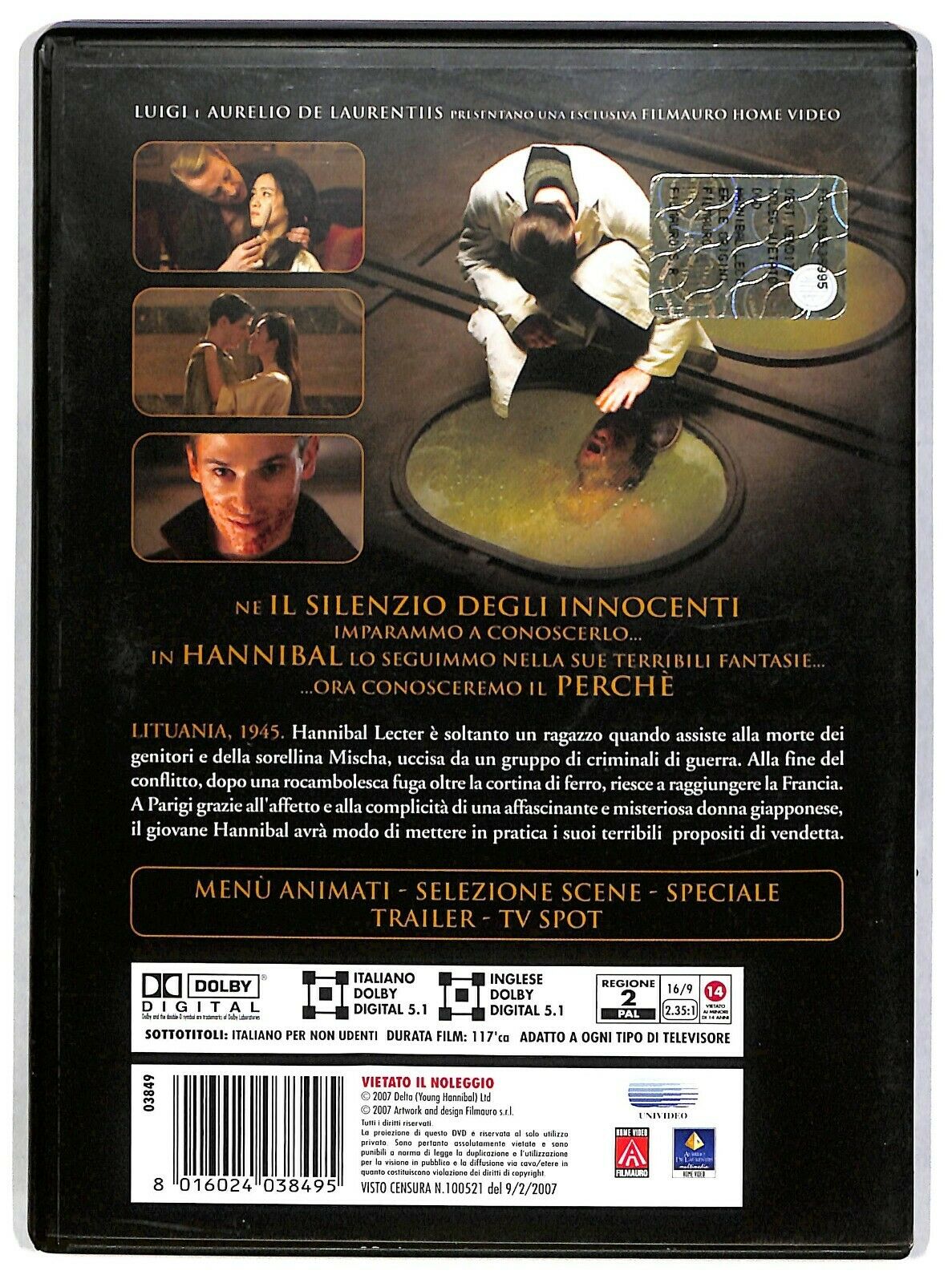 EBOND Hannibal Lecter - Le Origini Del Male DVD D584223