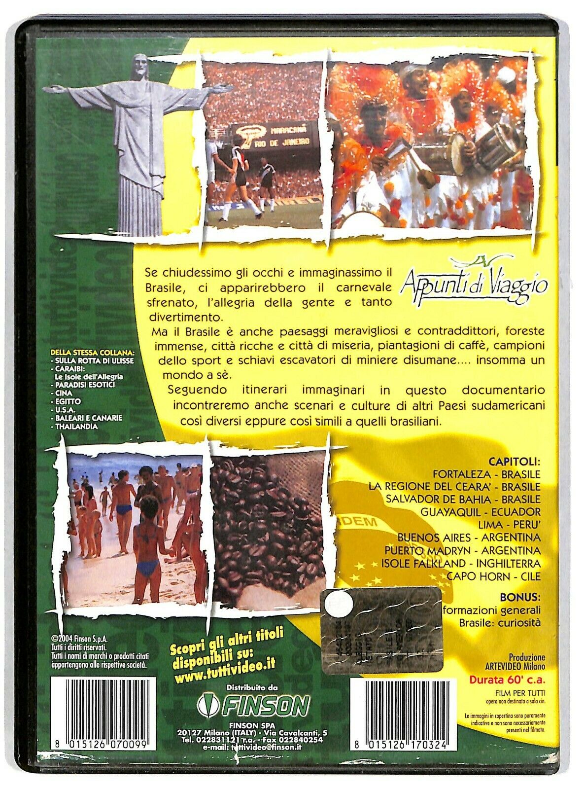 EBOND Brasile e Sud America Dai Colori Del Carnevale All' Amazzonia DVD D584238