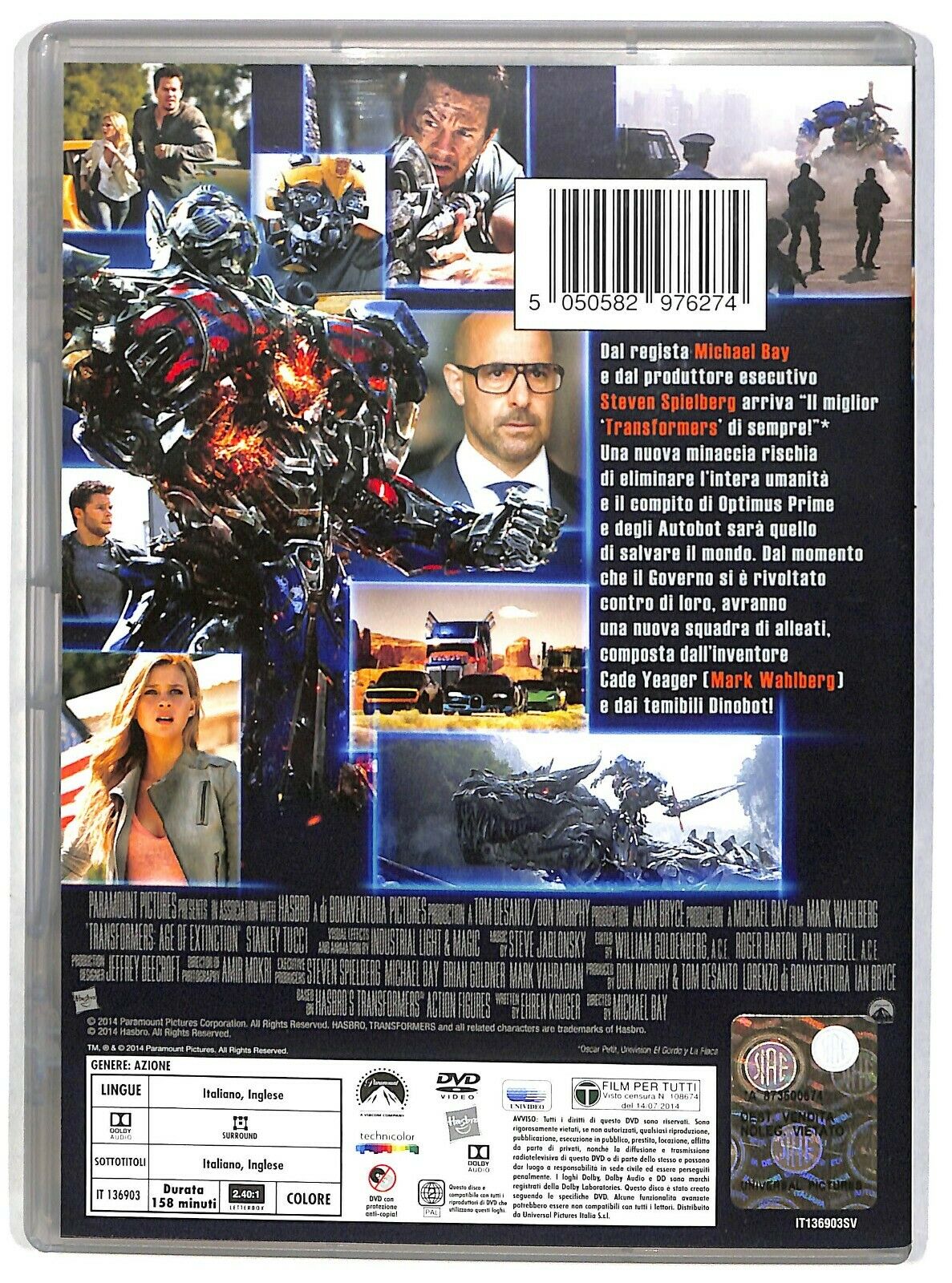 EBOND Transformers 4 L'era Dell'estinzione DVD D584242