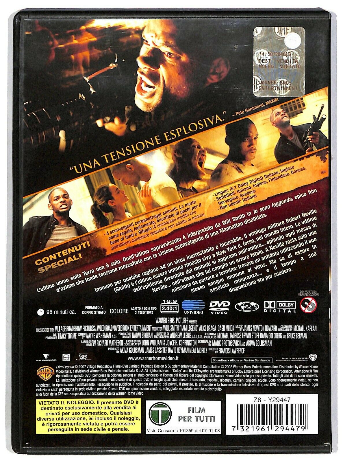 EBOND Io Sono Leggenda Con Will Smith DVD D584417