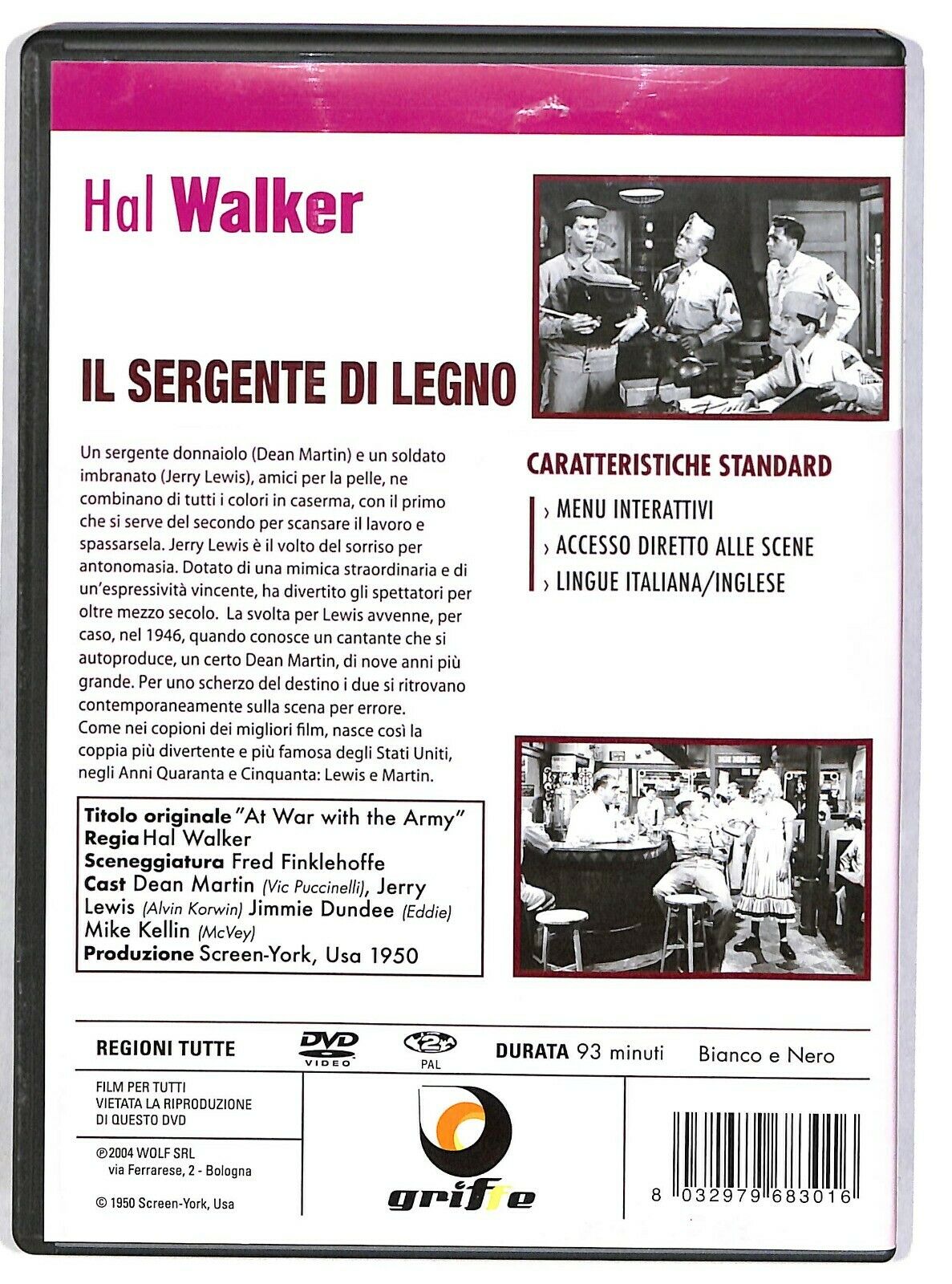 EBOND Il Sergente Di Legno Di Hal Walker Con Jerry Lewis Dean Martin DVD D584439