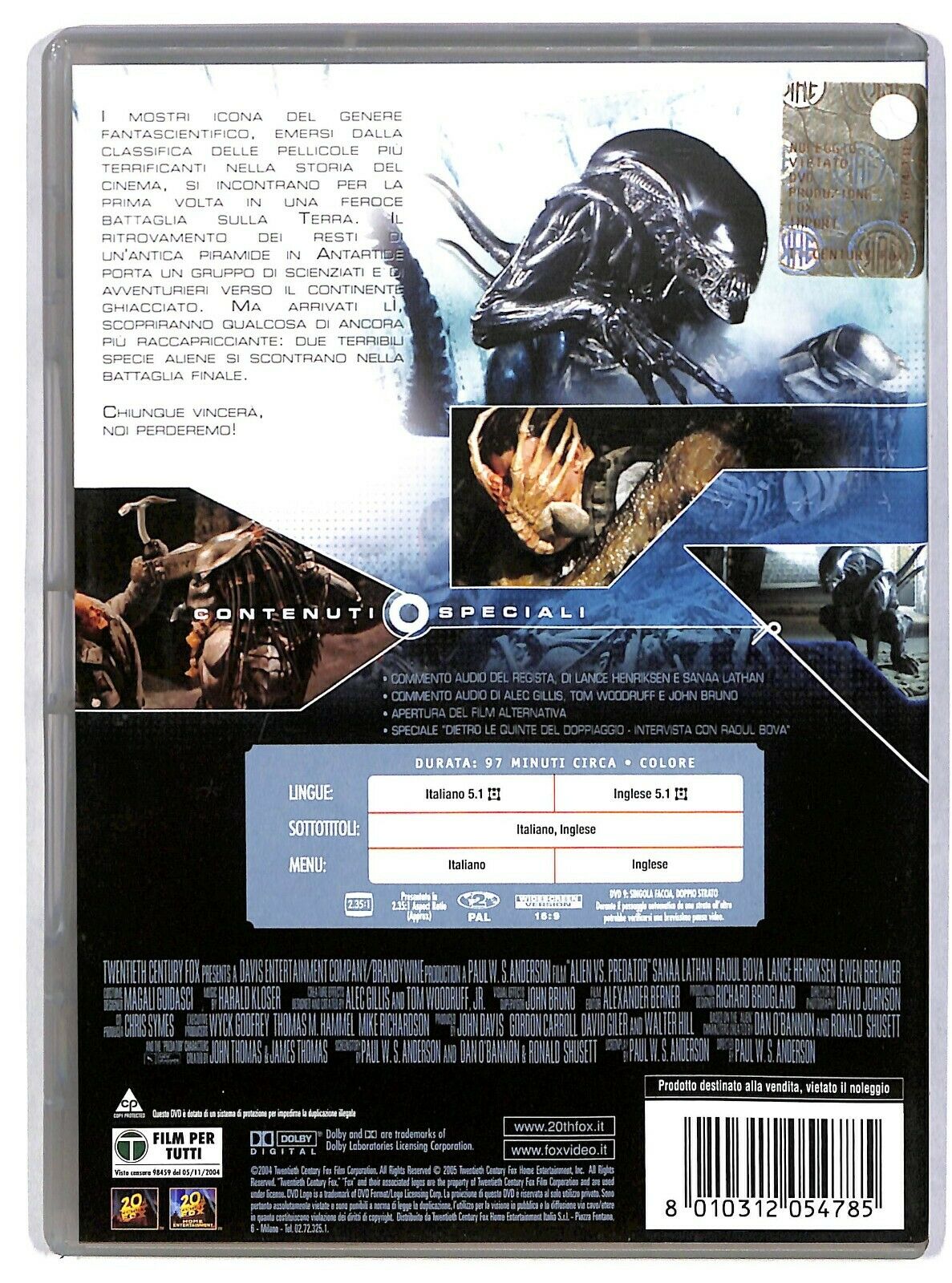 EBOND Alien Vs Predator DVD D584462