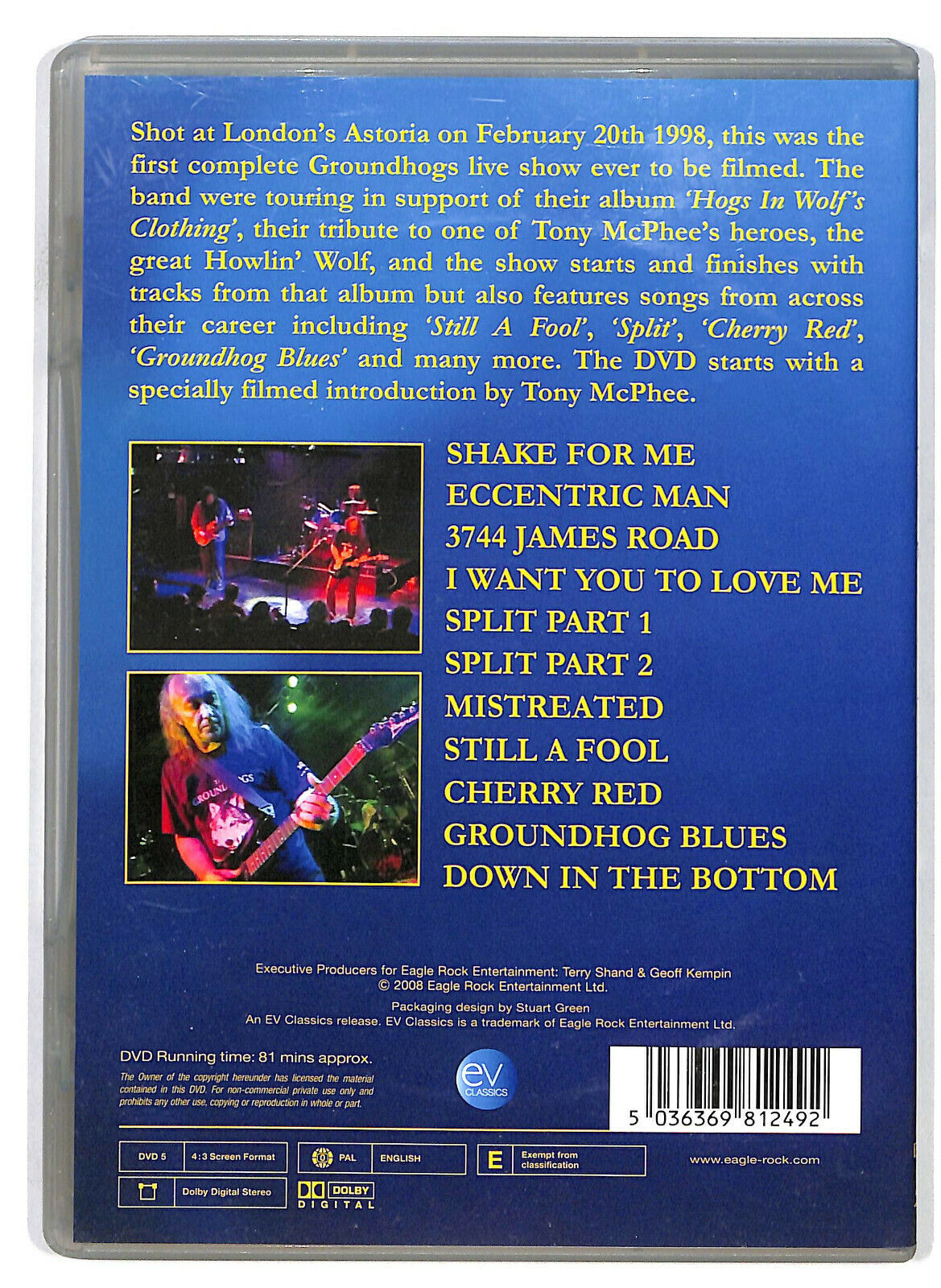 EBOND The Groundhogs DVD D584655