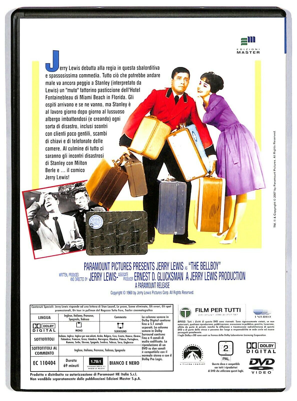 EBOND Ragazzo Tutto Fare Con Jerry Lewis DVD Editoriale D584723