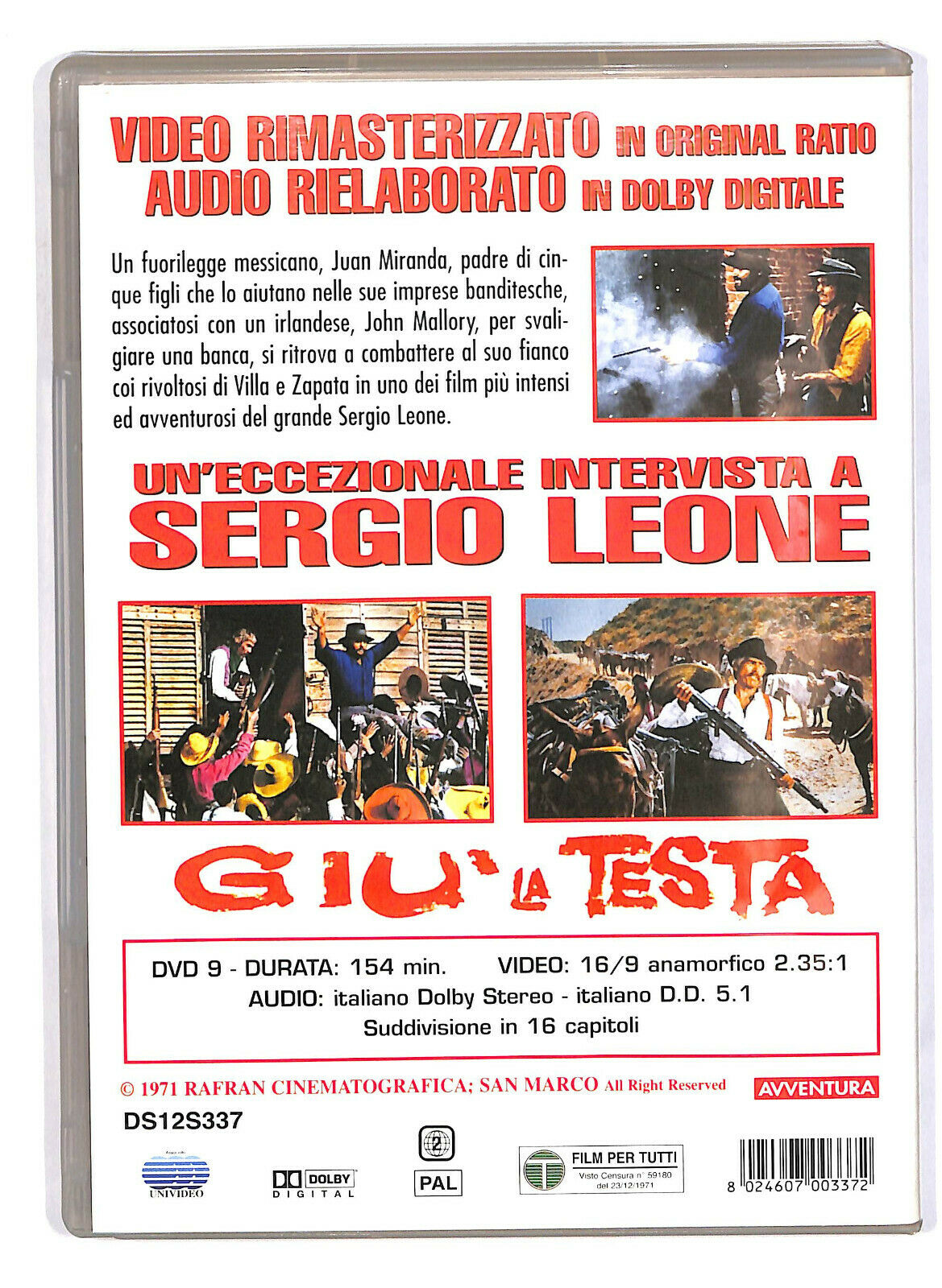 EBOND Giu La Testa DVD Edizione Speciale D584855